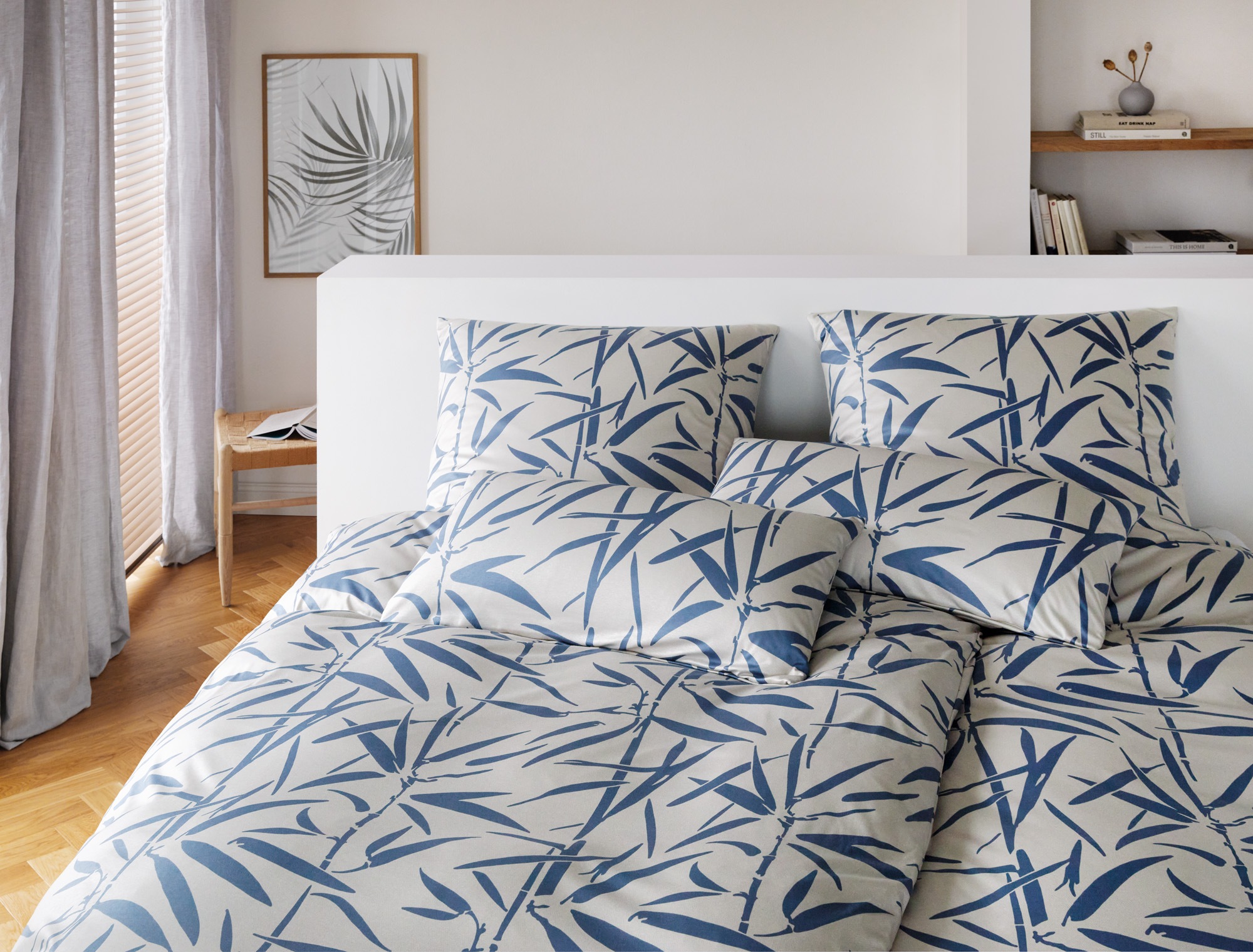 Elegante Bettwäsche "Sweet Grass" 2 Stk. angenehmes Hautgefühl günstig online kaufen