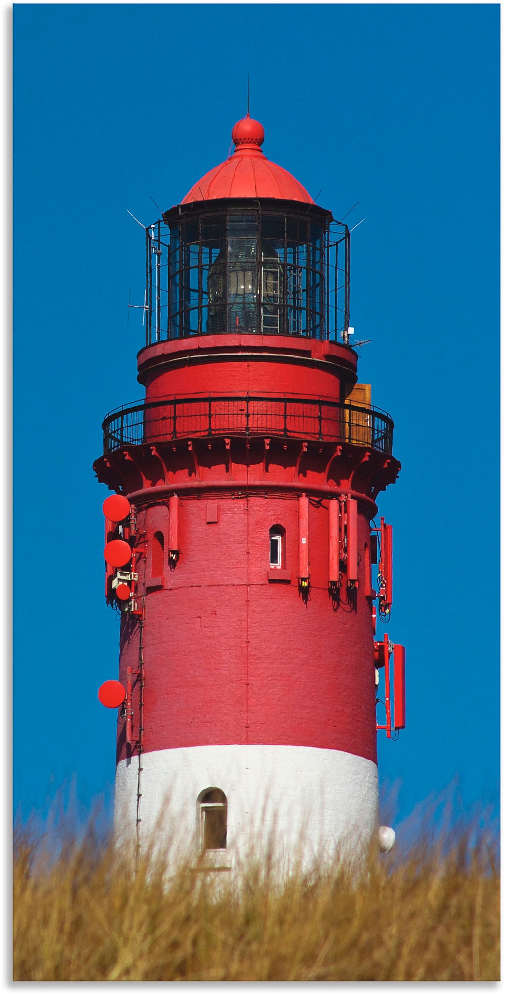 Artland Alu-Dibond-Druck "Amrumer Leuchtturm", Gebäude, (1 St.), auf Keilrahmen gespannt