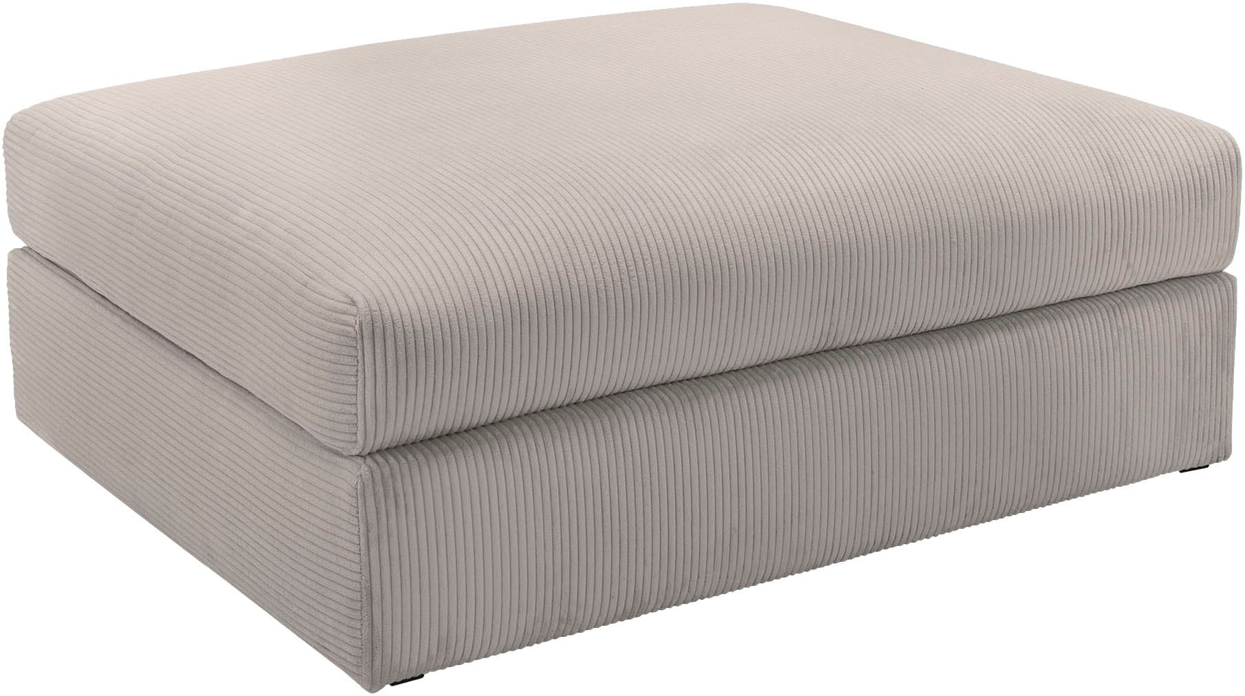 OTTO home Polsterhocker "Soft&Cosy XL, B: 101 cm - OTTO. Verlässliche Qualität." Mega-Hocker, in Cord oder Chenille-Struktur wählbar