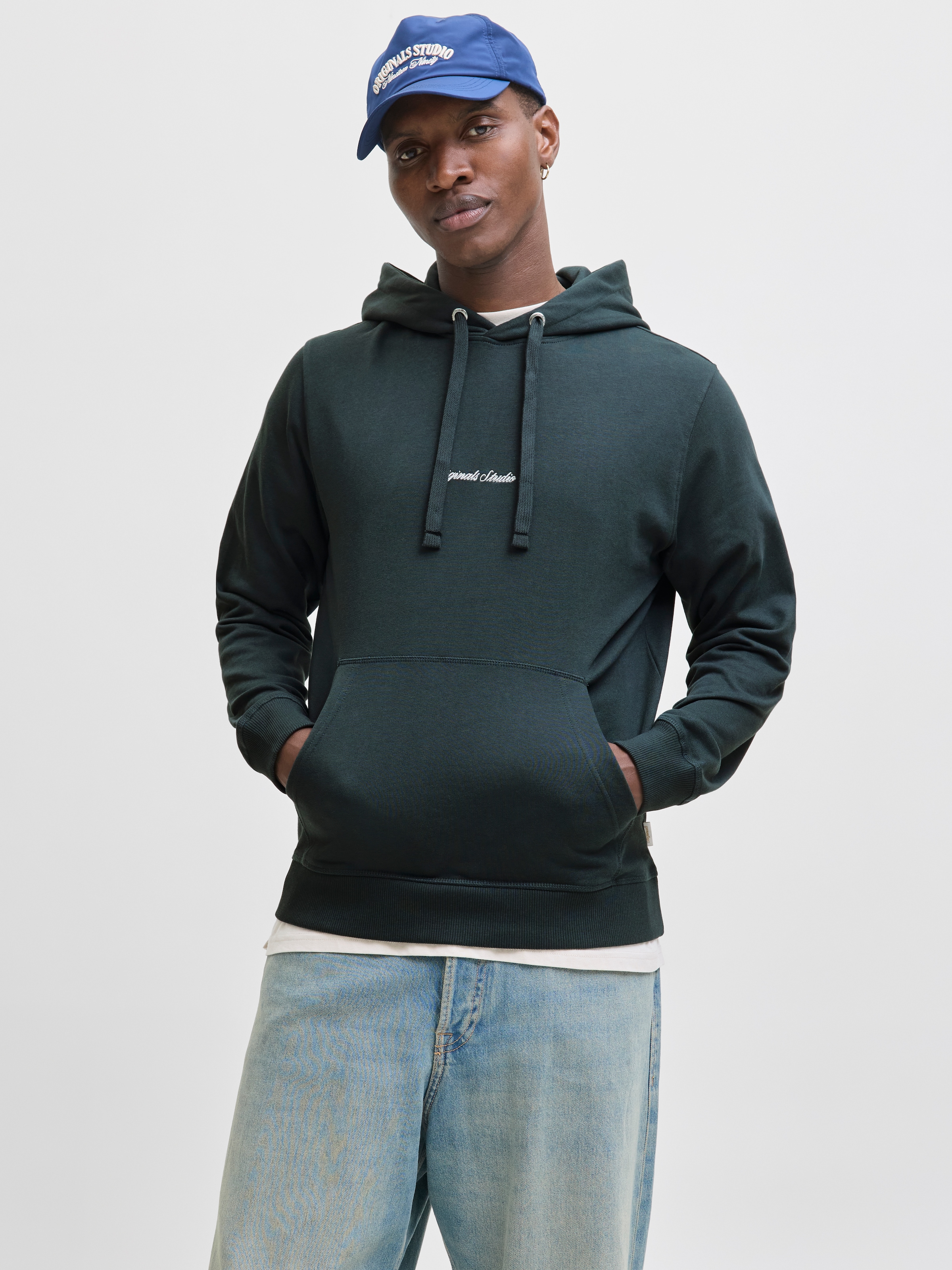 Jack & Jones Kapuzensweatshirt "JORNORREBRO EMB SWEAT HOOD NOOS", mit Logo Print
