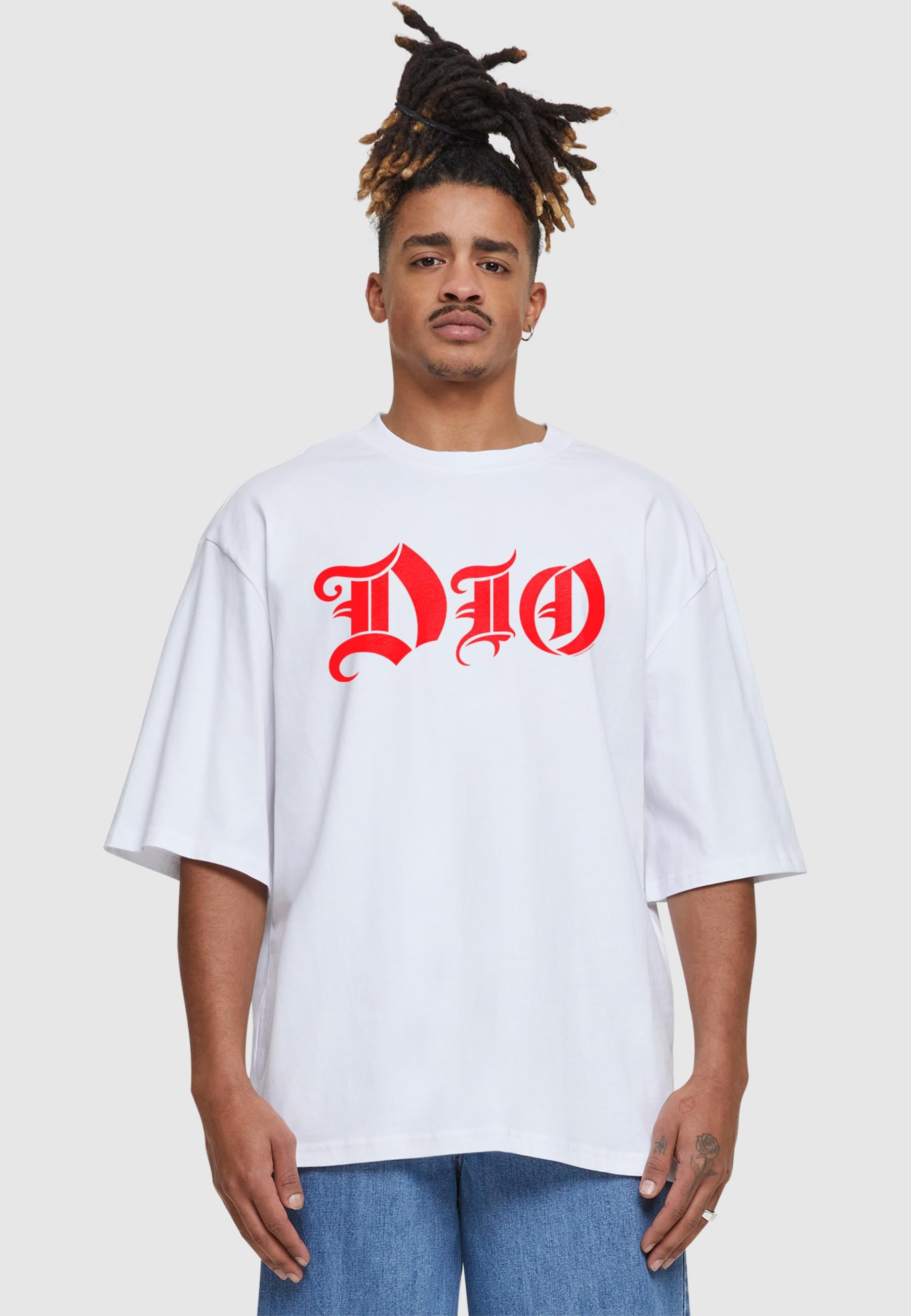 Merchcode T-Shirt »Merchcode DIO - Classic logo Oversized Sleeve Tee«, (1 tlg.)