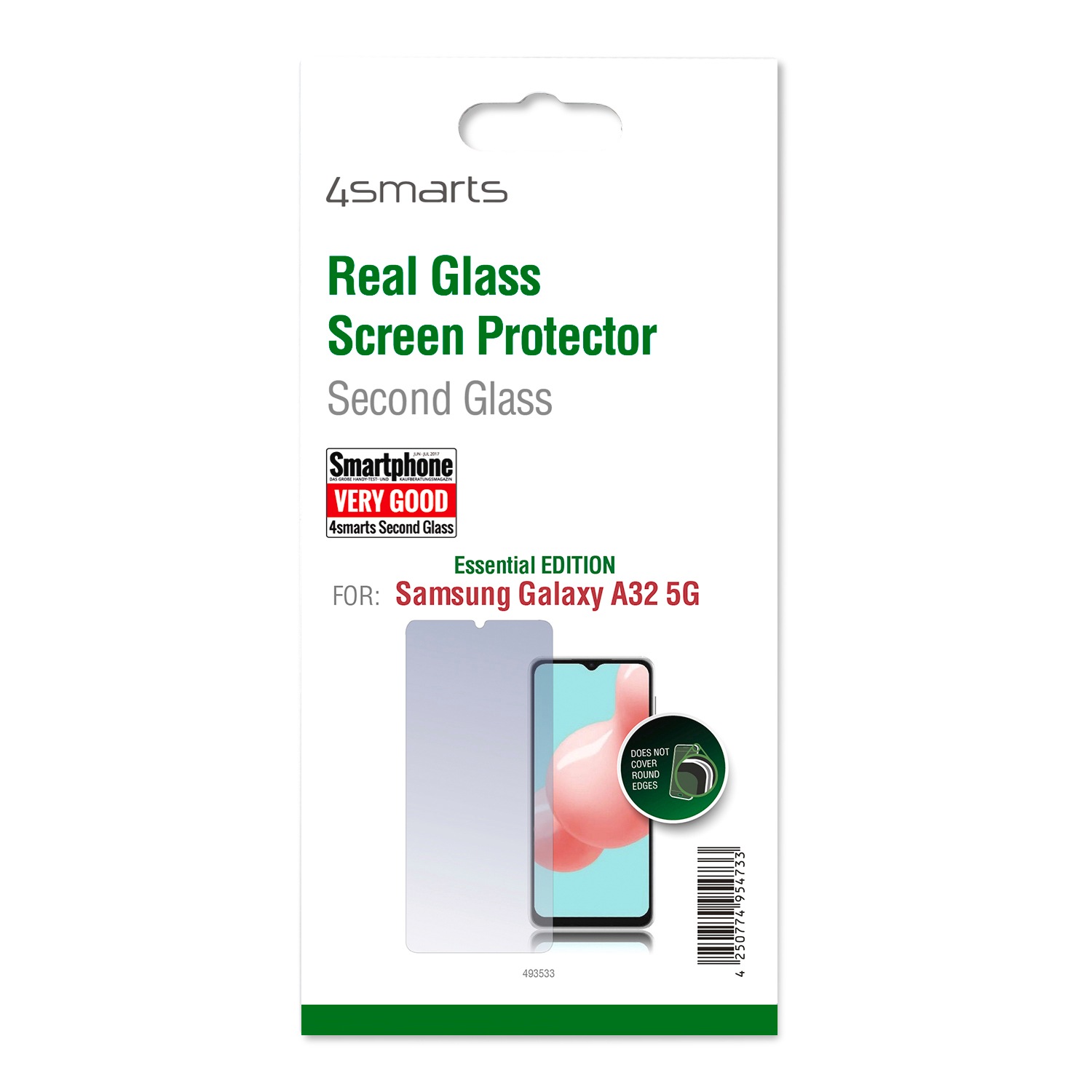 4smarts Displayschutzglas »Second Glass Essential Edition«, für Samsung Galaxy A32 5G-Samsung Galaxy A13 5G-Samsung Galaxy A03, Displayschutzfolie, Schutzfolie, Bildschirmschutz, kratz- & stoßfest