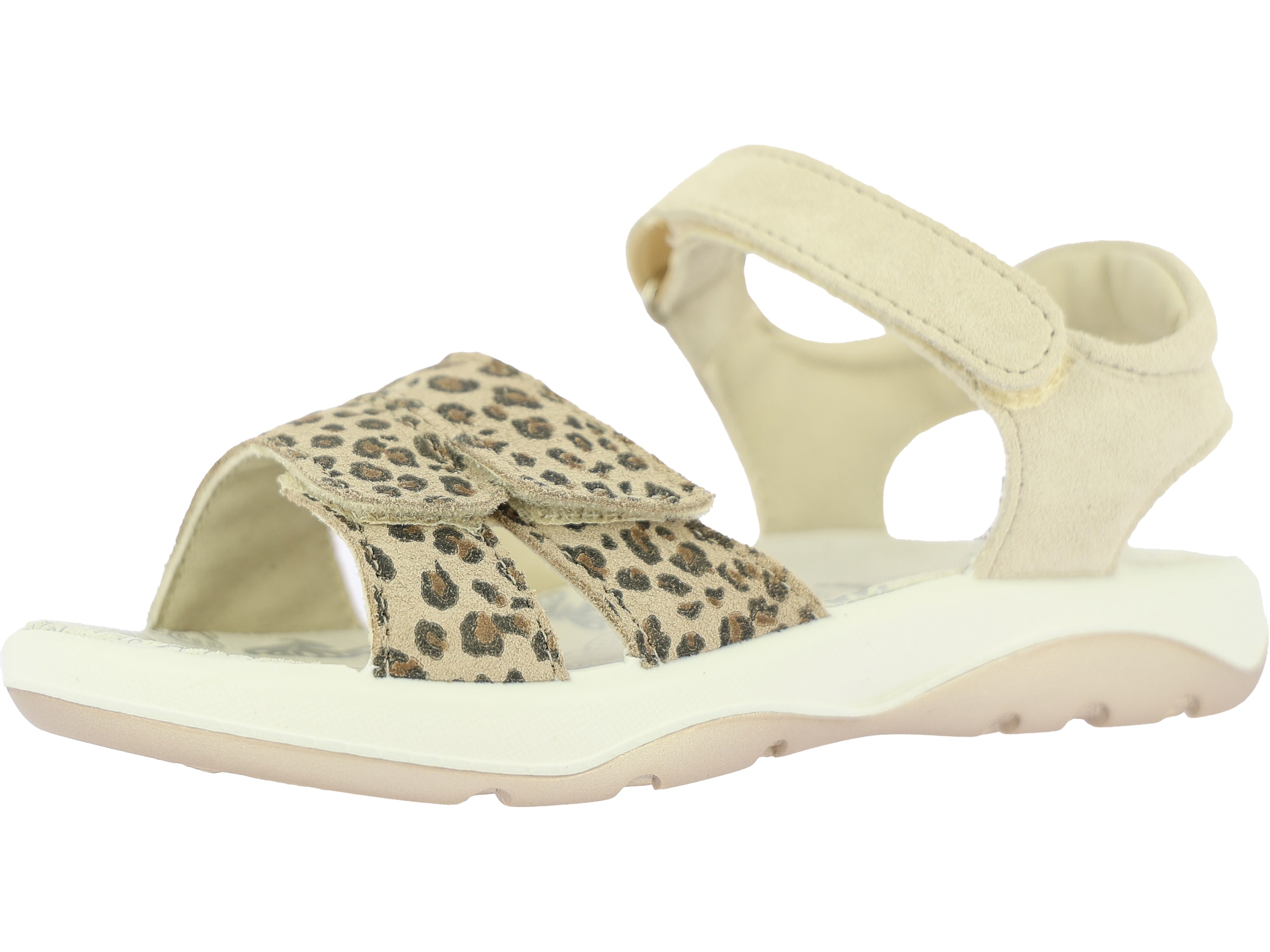 Lurchi Sandale "Fiori" Klettschuh mit Leo-Muster, Größenschablone zum Download