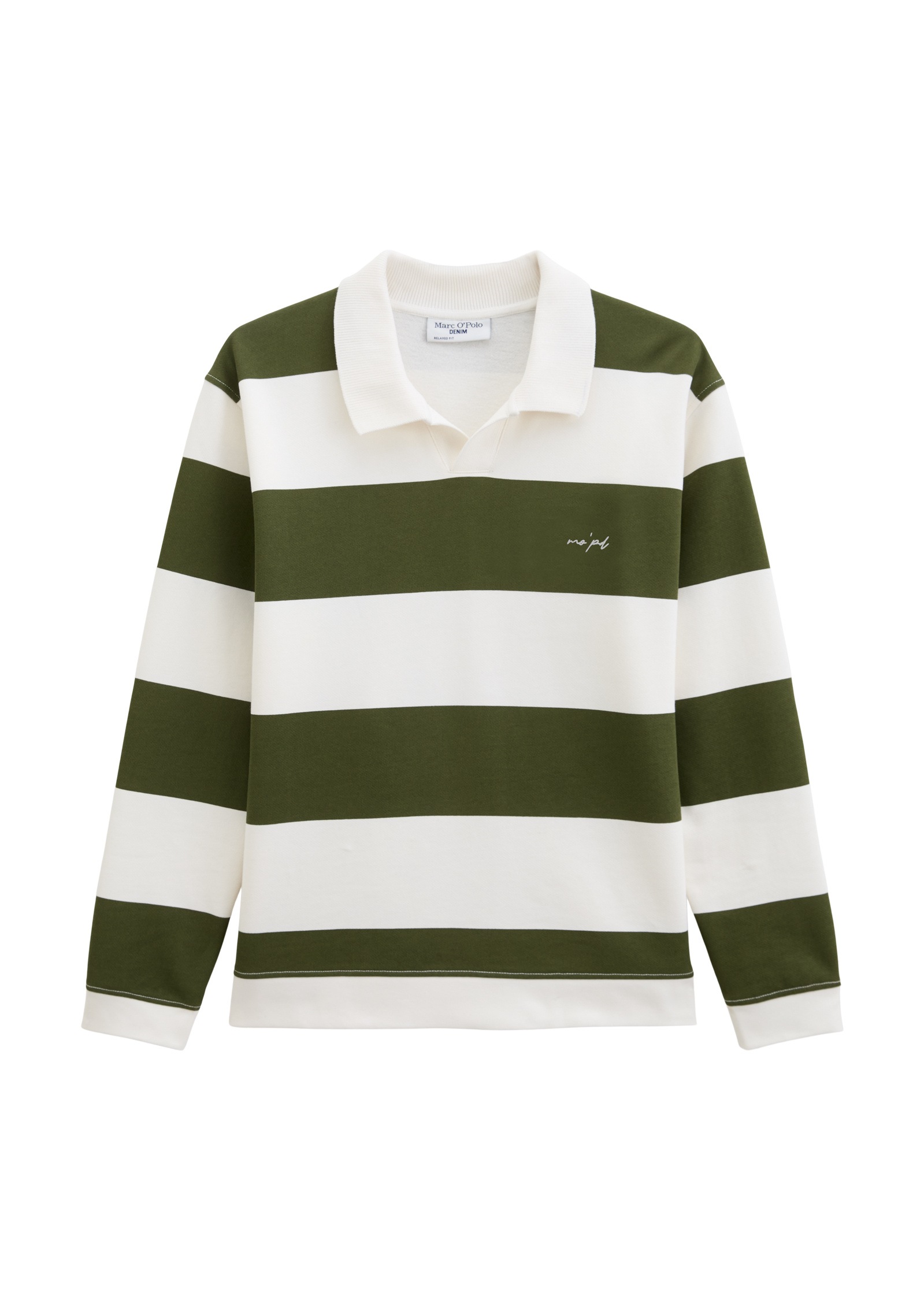 Marc O'Polo DENIM Sweatshirt »mit gedrucktem Streifenmuster«
