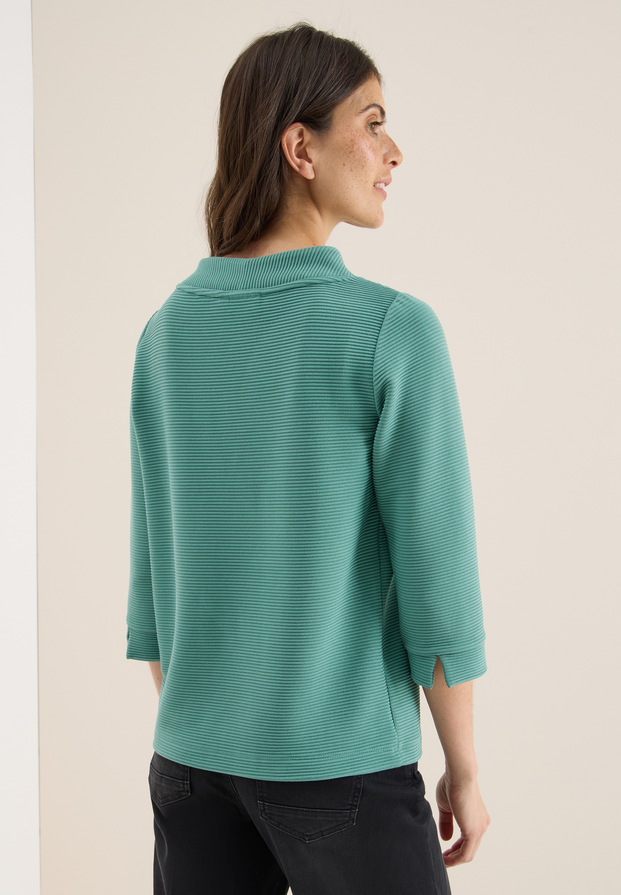 Cecil 3/4-Arm-Shirt, mit 3/4 Ärmeln