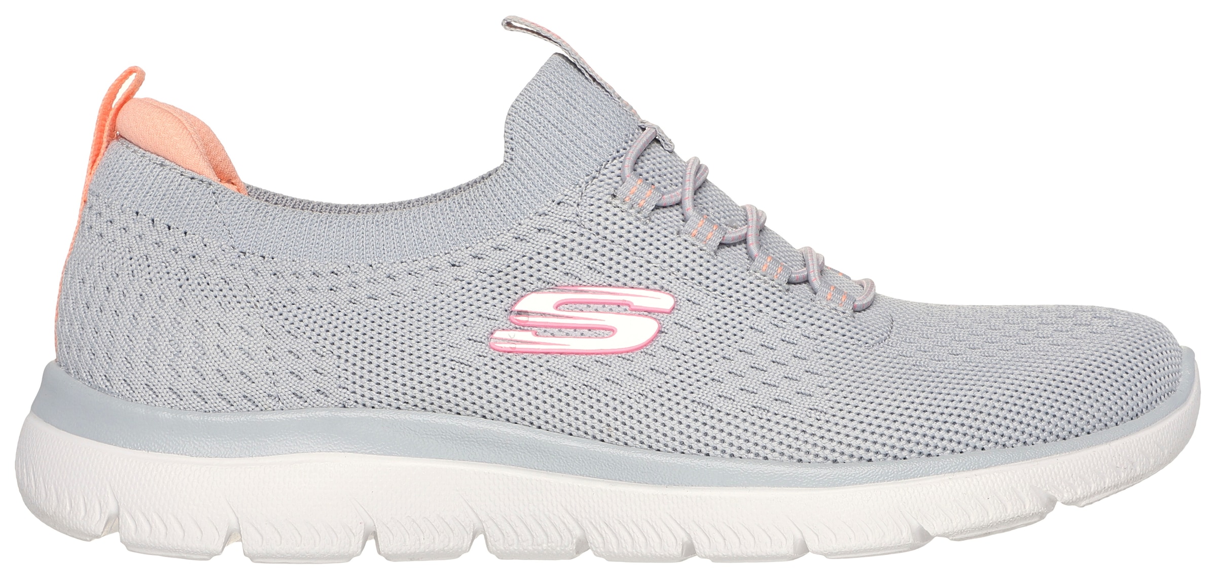 Skechers Slip-On Sneaker »SUMMITS«, Freizeitschuh, Halbschuh, Slipper mit flexibler Traktionslaufsohle