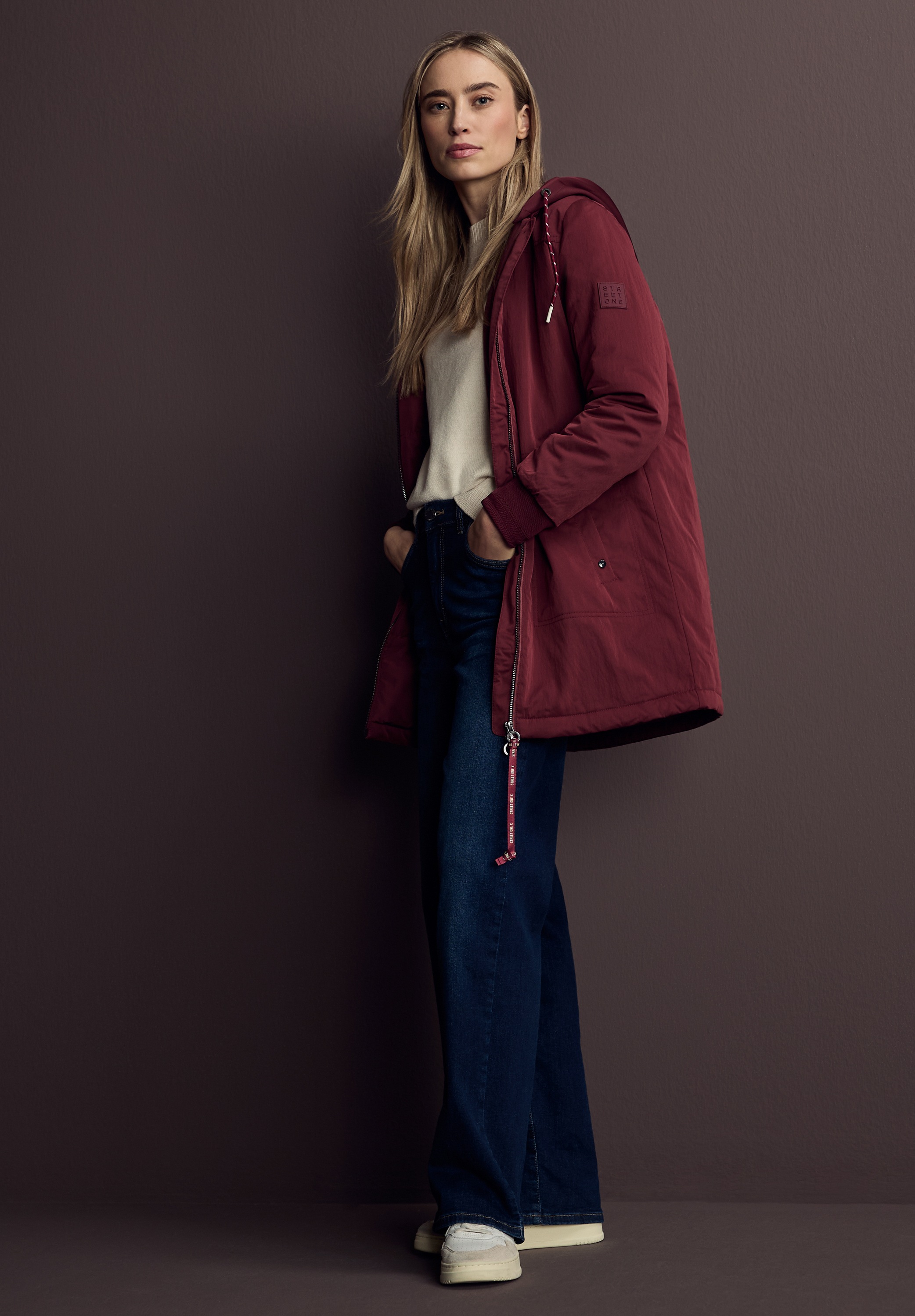 STREET ONE Blouson mit Kapuze mit Kapuze mit Tunnelzugband günstig online kaufen