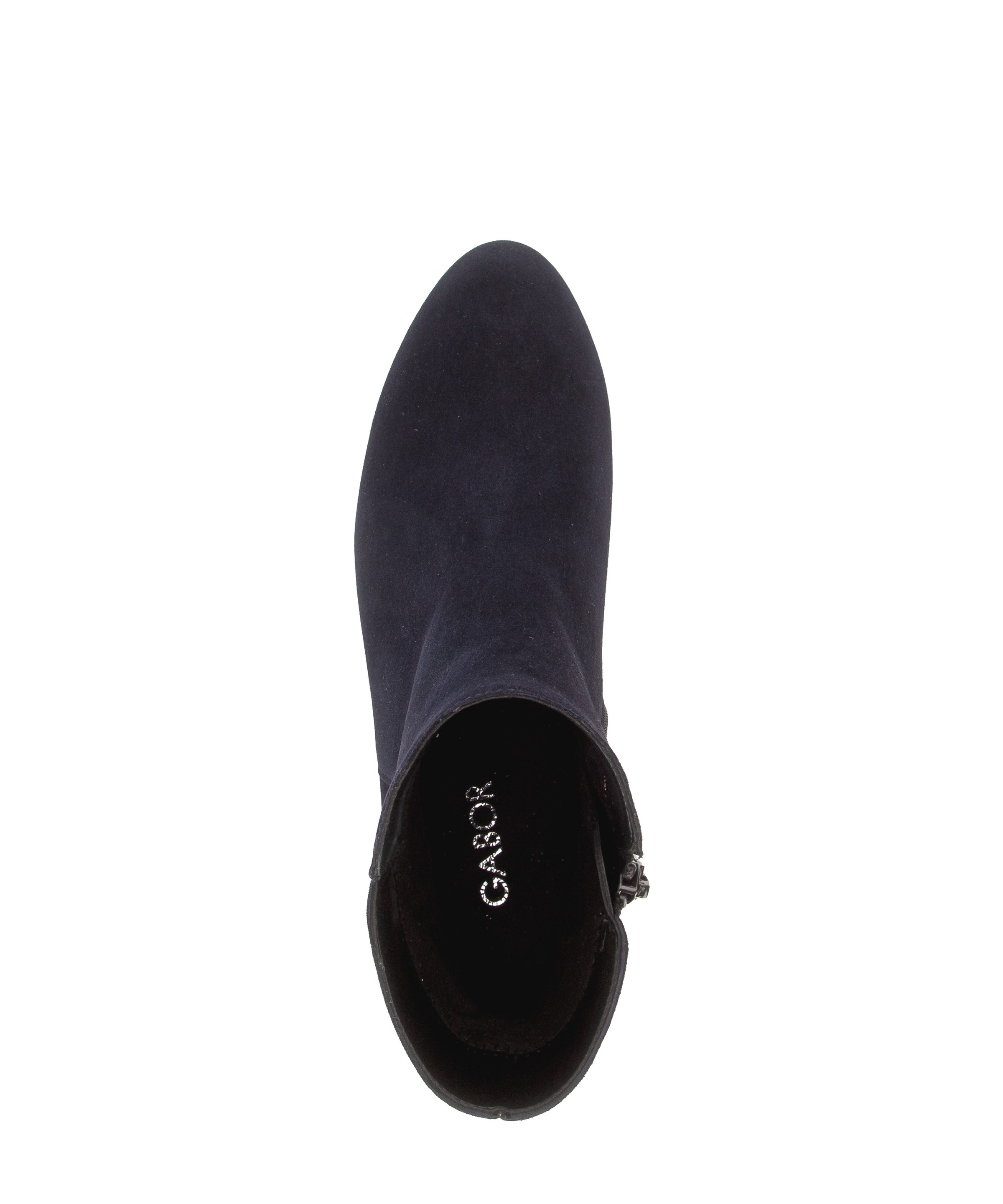 Gabor Stiefelette  Blockabsatz, Ankleboots mit praktischem Reißverschluss, schmale Form