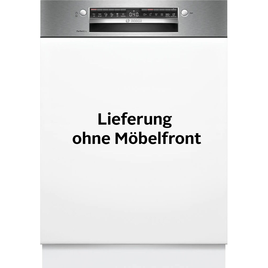 BOSCH teilintegrierbarer Geschirrspüler »SMI6ZCS13E«, Serie 6, SMI6ZCS13E, 14 Maßgedecke