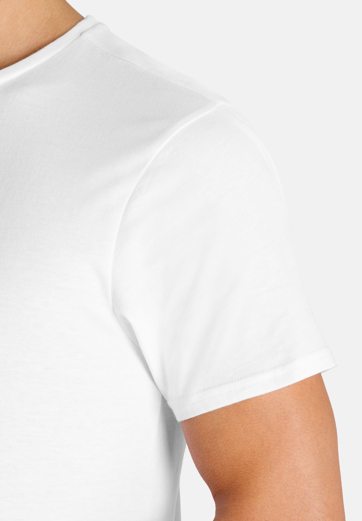 Camano T-Shirt »comfort«, (2er Pack), mit Rundhalsausschnitt