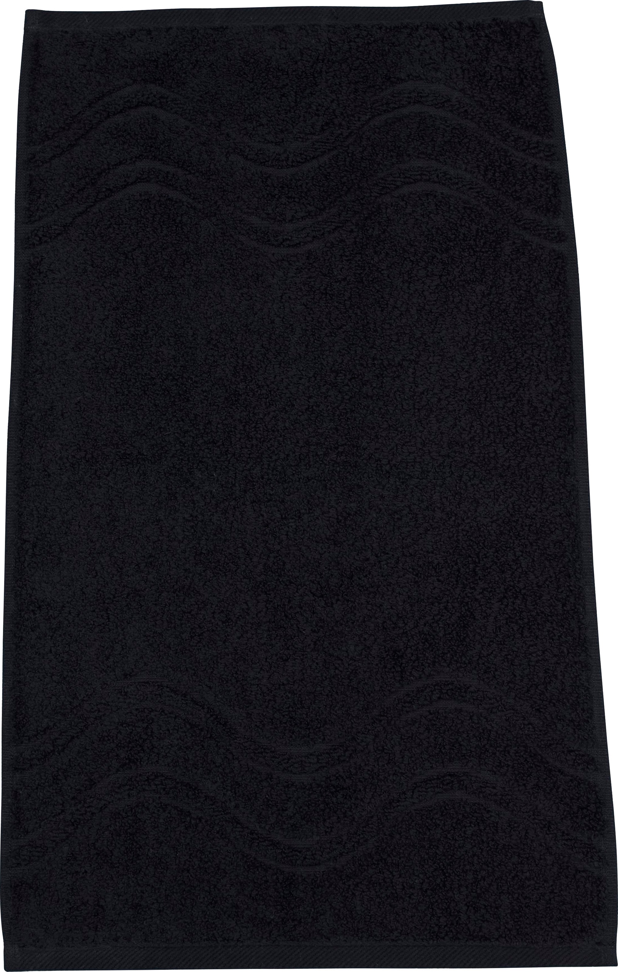 Thumbnail - ROSS Gästehandtuch "Cashmere feeling" 100% Baumwolle, mit Wellen-Bordüre, große Farbauswahl