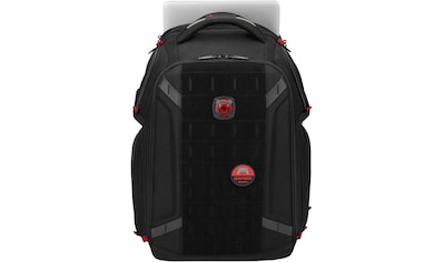 Hyrican Gaming- Laptoprucksack »Striker Game Bag CAMPER NOZ01496« App  gesteuertes RBG-LED Display, gepolstert, wasserabweisend, mit Thermofach,  Für Notebooks bis 17,3 Zoll und Tablets bis 12 Zoll, Geheimfach,  USB-Handy-Ladefunktion | BAUR