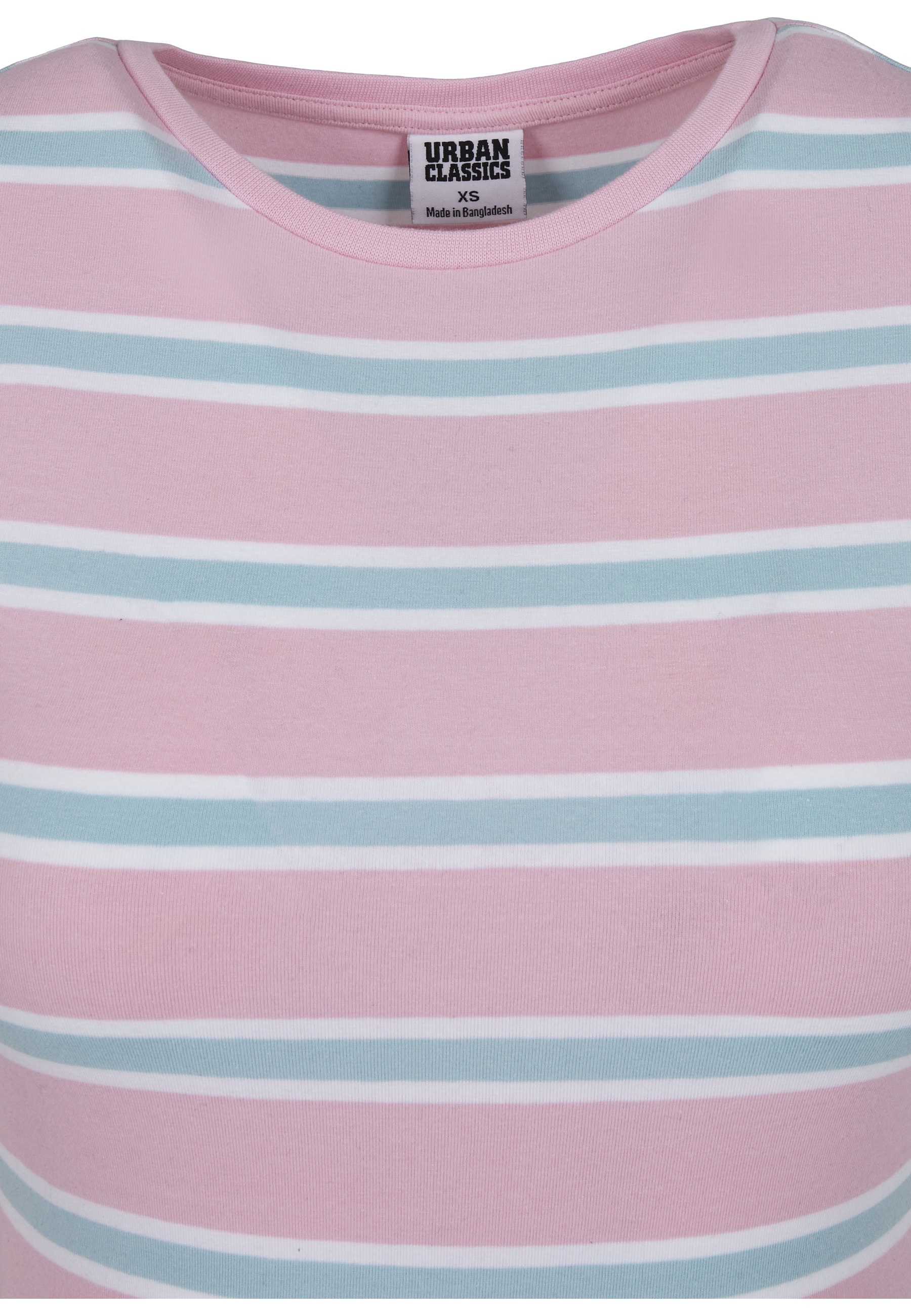 URBAN CLASSICS Shirtkleid »Urban Classics Damen Ladies Stretch Stripe Dress« 1 Stk. tlg.