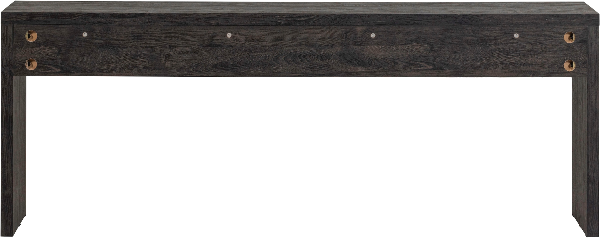WOOOD Couchtisch »Maan MDF mit sichtbarer Holzmaserung, B 200 x T 45 x H 76 cm« Vollständig montiert geliefert, pflegeleicht, sichtbare Maserung