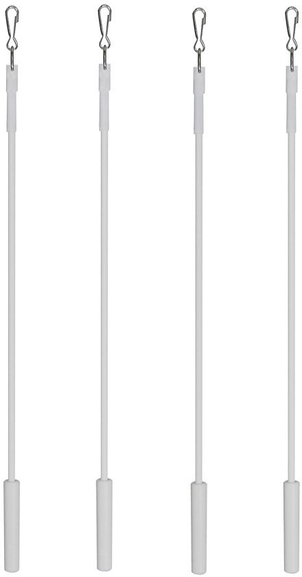 Schleuderstab INDEKO, L:100cm, weiß, Schleuderstäbe, im Fixmaß