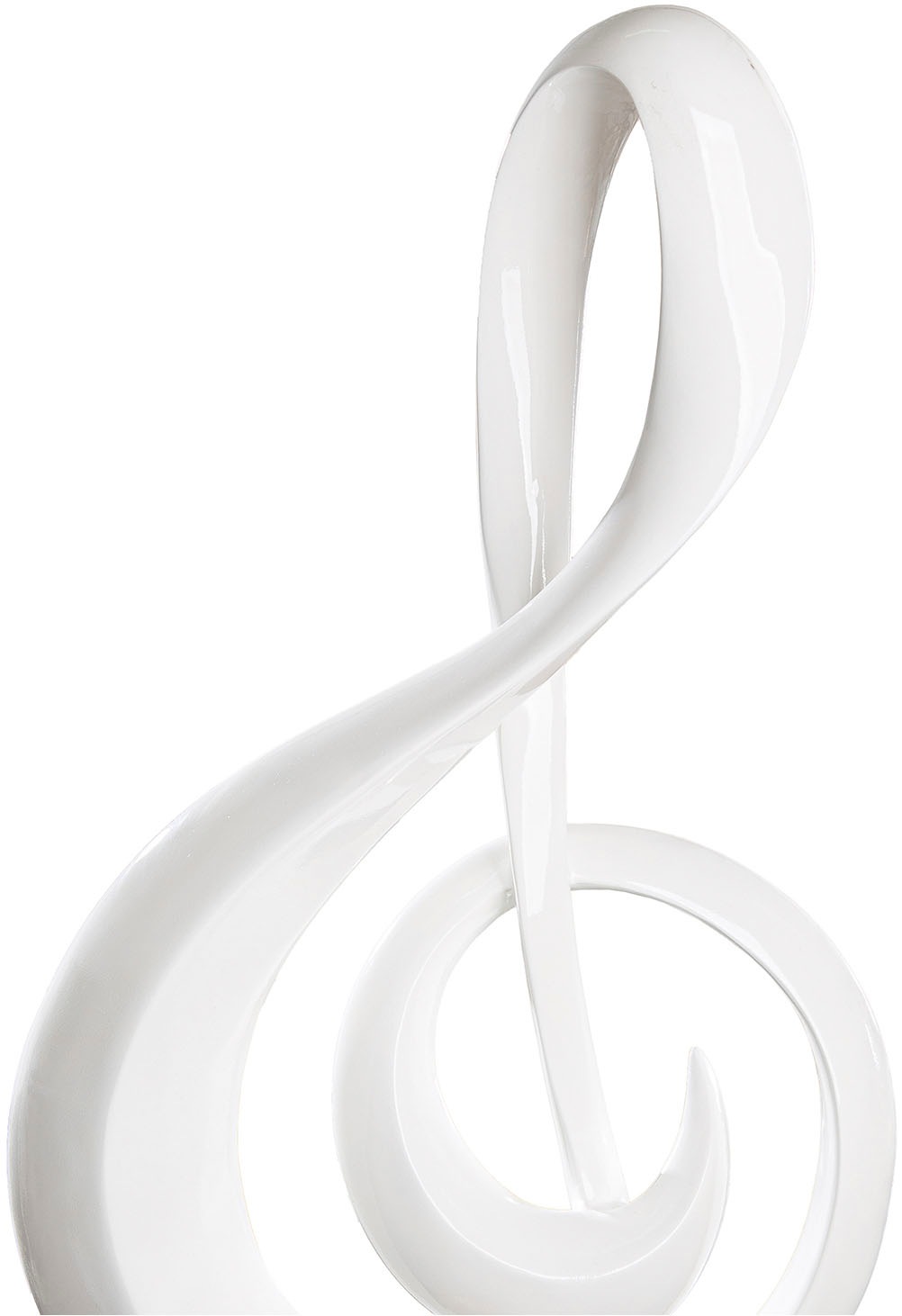 Casablanca by Gilde Dekoobjekt »Skulptur Notenschlüssel weiß H. 83 cm«