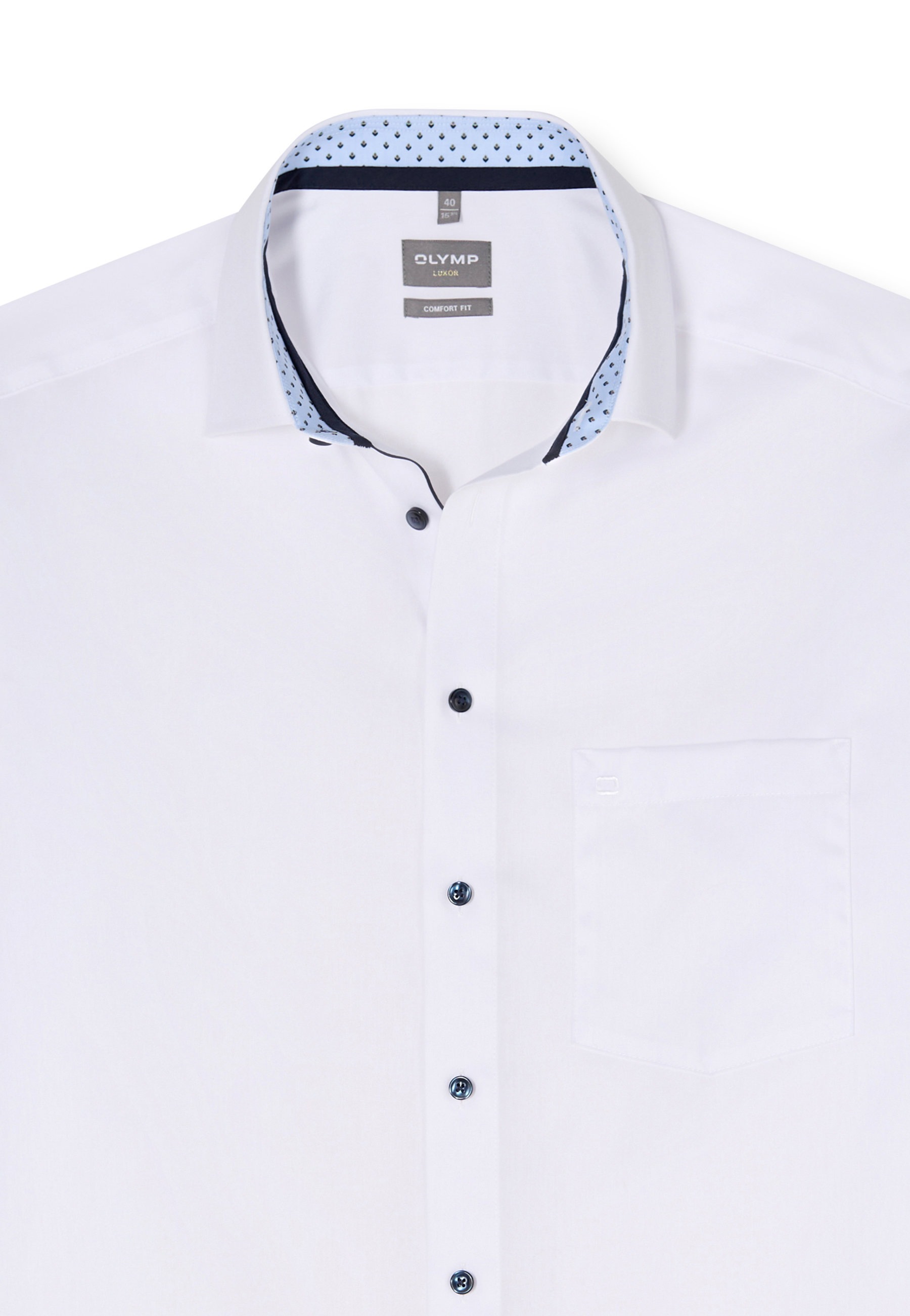 OLYMP Luxor Men's Dress Shirt White Size 40 4