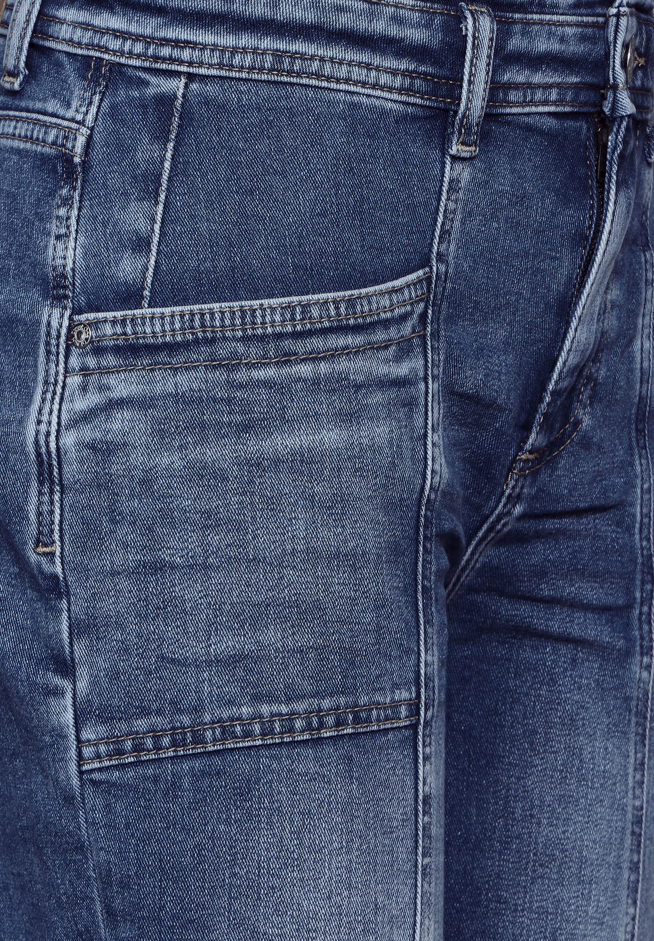 STREET ONE Loose-fit-Jeans, aus Baumwolle mit Stretchanteil