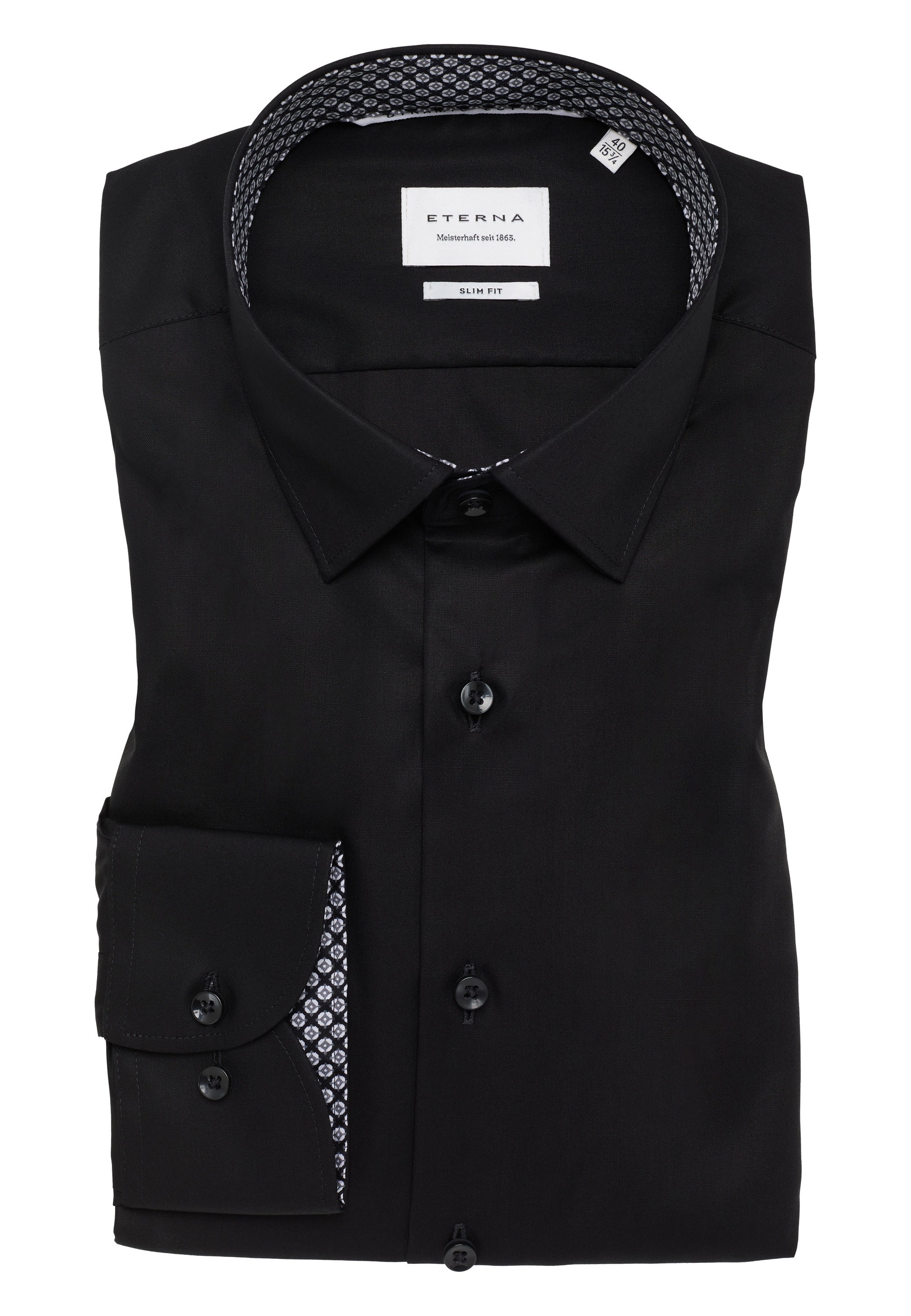 Eterna Langarmhemd »SLIM FIT«, NON IRON (bügelfrei)