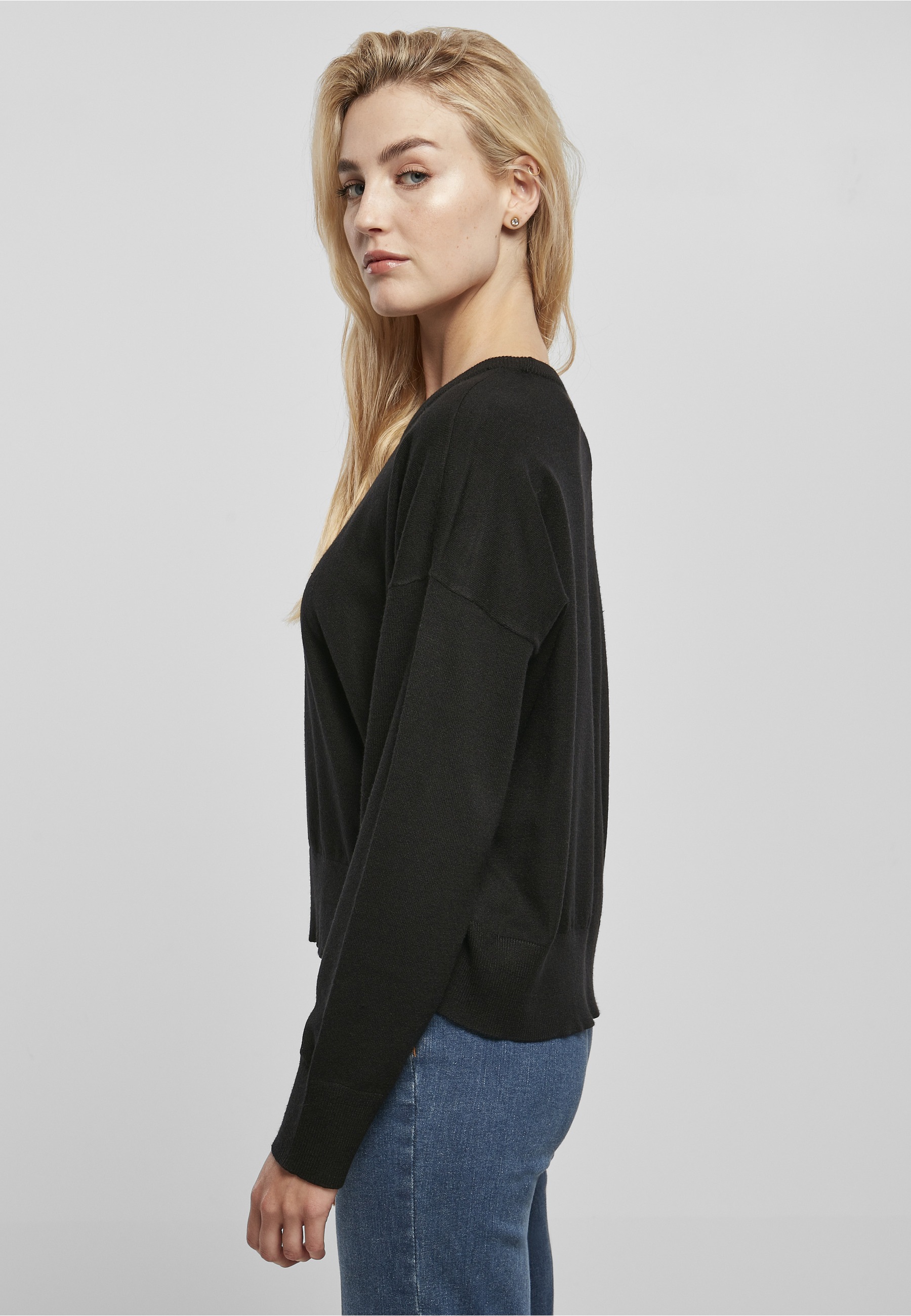 URBAN CLASSICS Fleecepullover »Urban Classics Damen Ladies Eco Viscose Oversized Basic Sweater«, 1 Stk.
