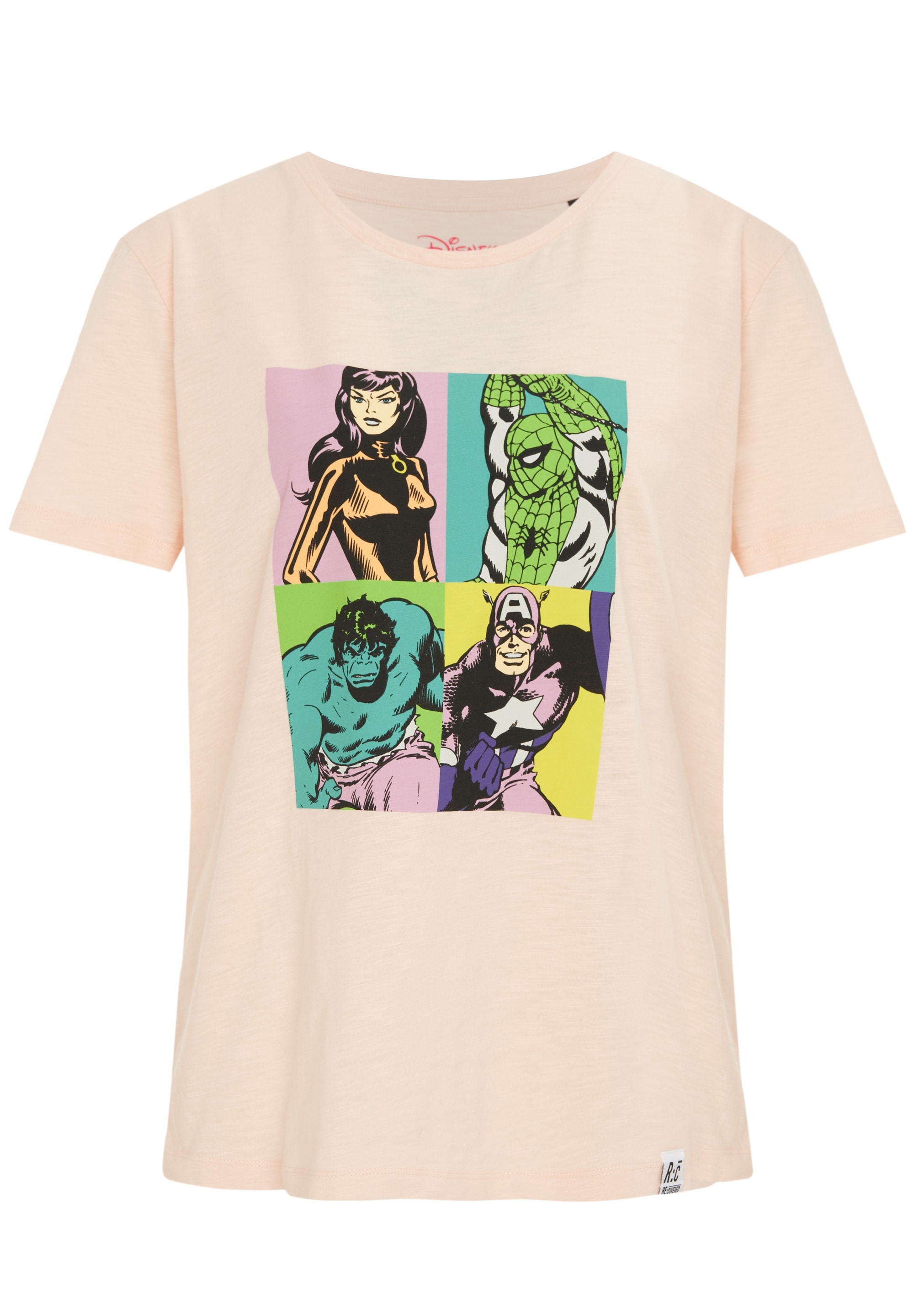 Recovered T-Shirt »Pop Art Portrait«, (1 tlg.), mit coolem Print