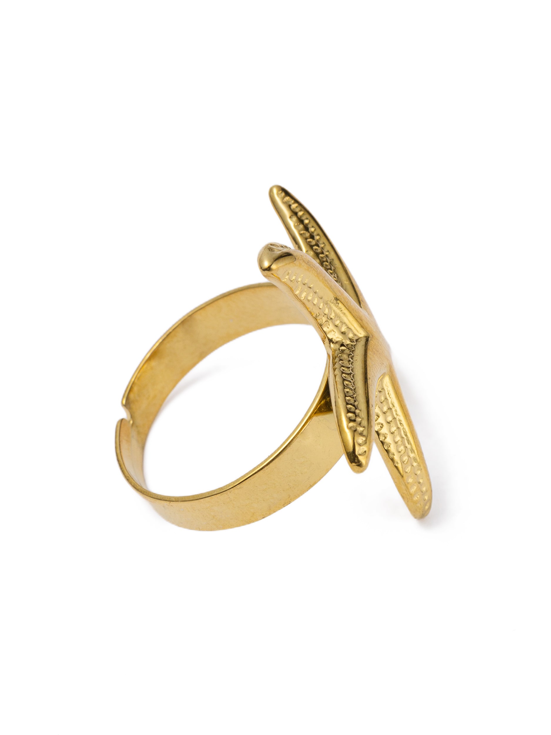 Aniston JEWELRY & WATCHES Fingerring »Schmuck Geschenk Edelstahl Damenring Ring Seestern Größenverstellbar« Made in Germany