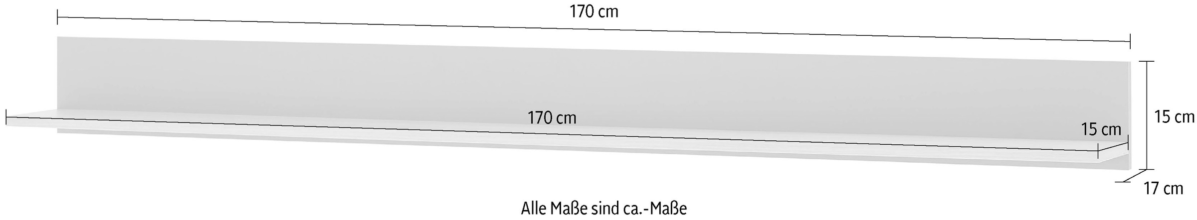 INOSIGN Wandregal »City/Giron, modernes Wandboard, Wandhalter mit Ablagefläche« vielseitig einsetzbares Hängeregal