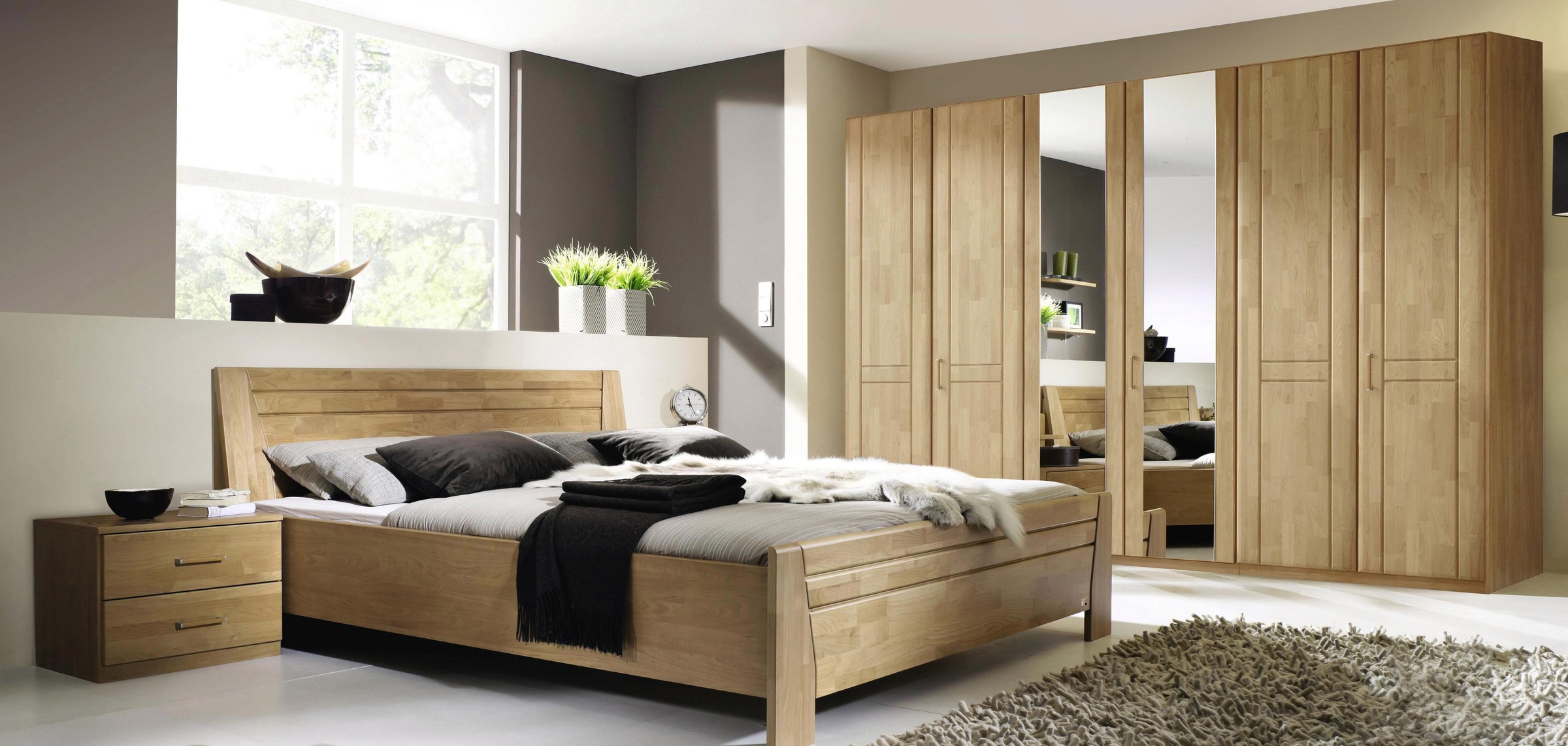 rauch BLACK Schlafzimmer-Set Sitara, (Set, 4 St.)