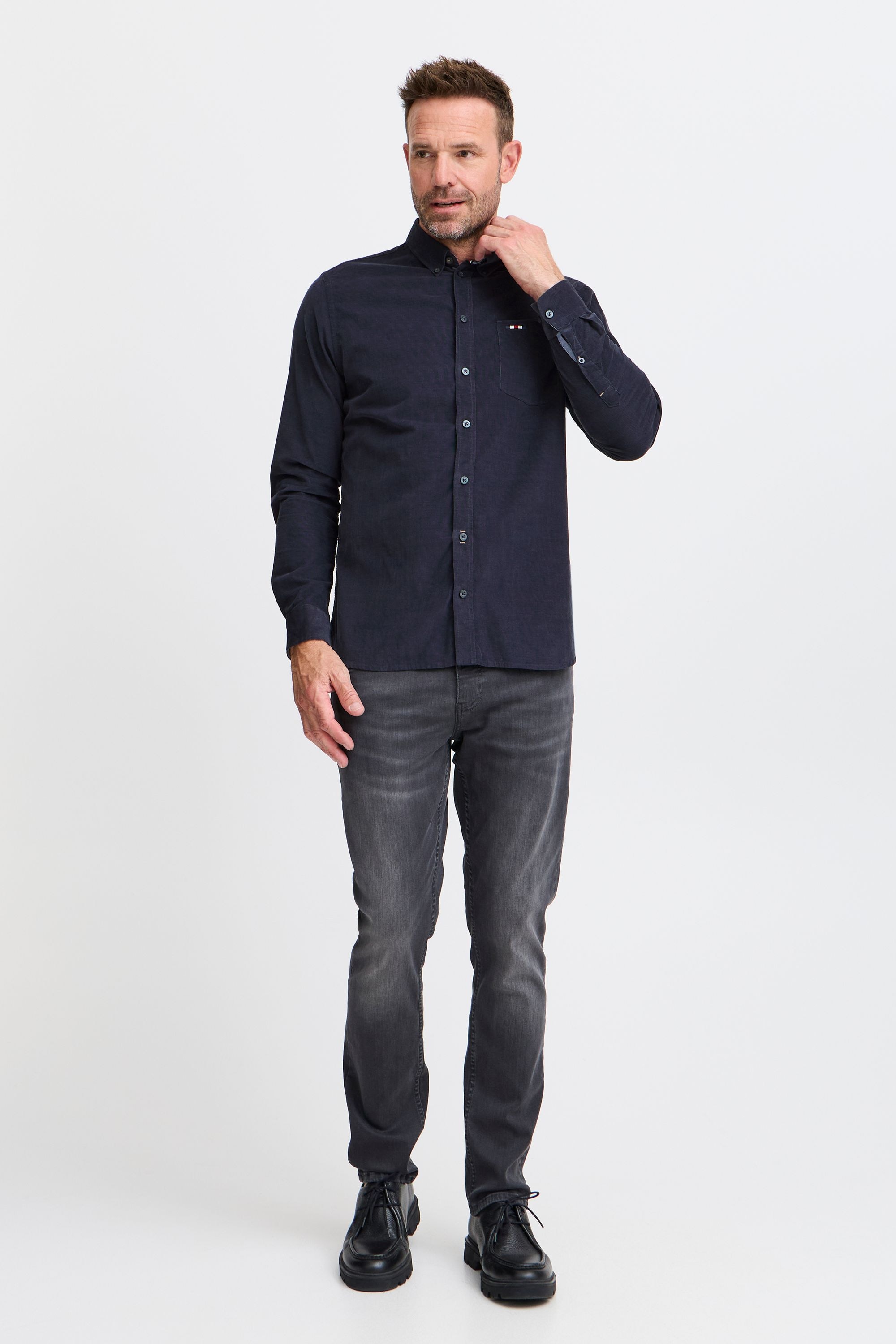 Langarmhemd »Langarmhemd FQSTEVEN corduroy LS shirt«