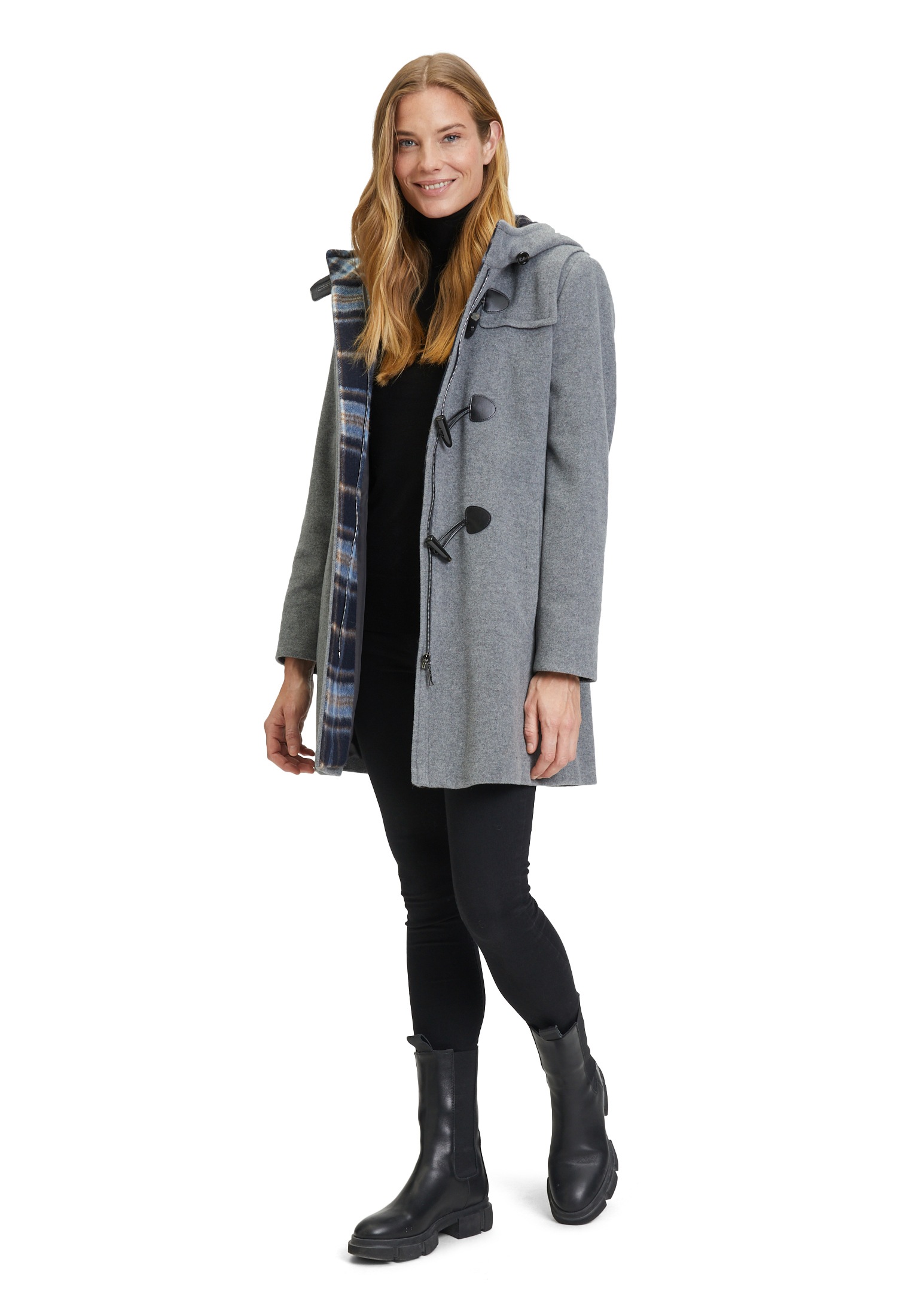 Gil Bret Outdoorjacke »Gil Bret Dufflecoat mit Kapuze«, mit Kapuze