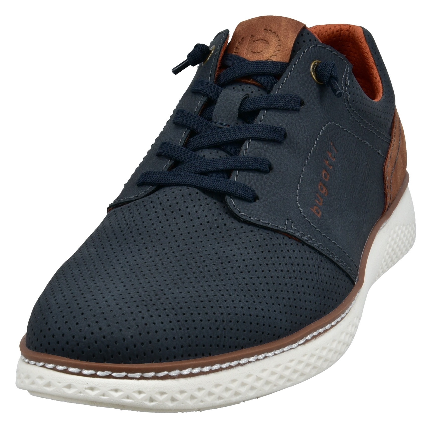 bugatti Slip-On Sneaker, Halbschuh, Freizeitsneaker mit Perforation, elasti günstig online kaufen