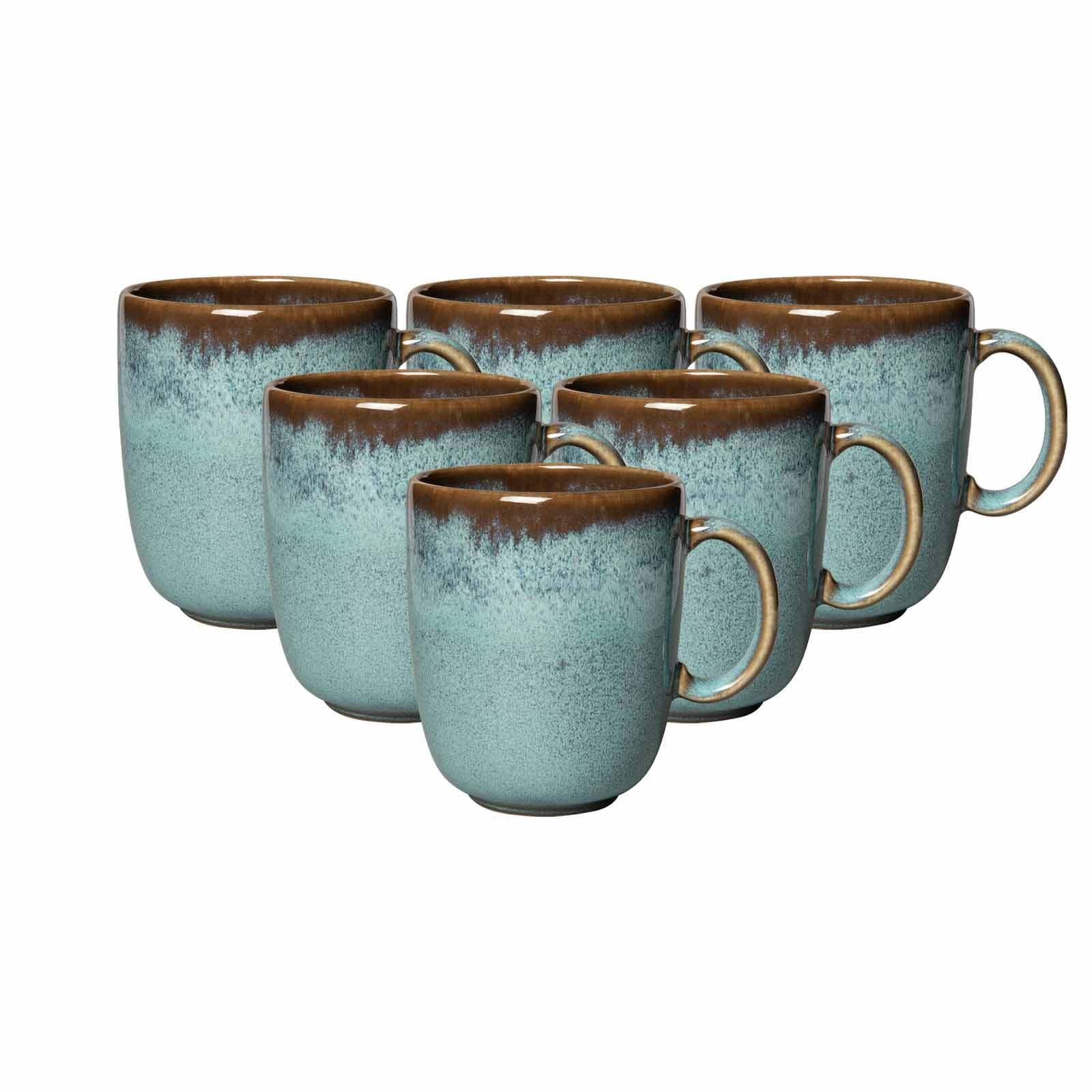 like. by Villeroy & Boch Becher "Becher mit Henkel Lave 400 ml 6er Set" günstig online kaufen