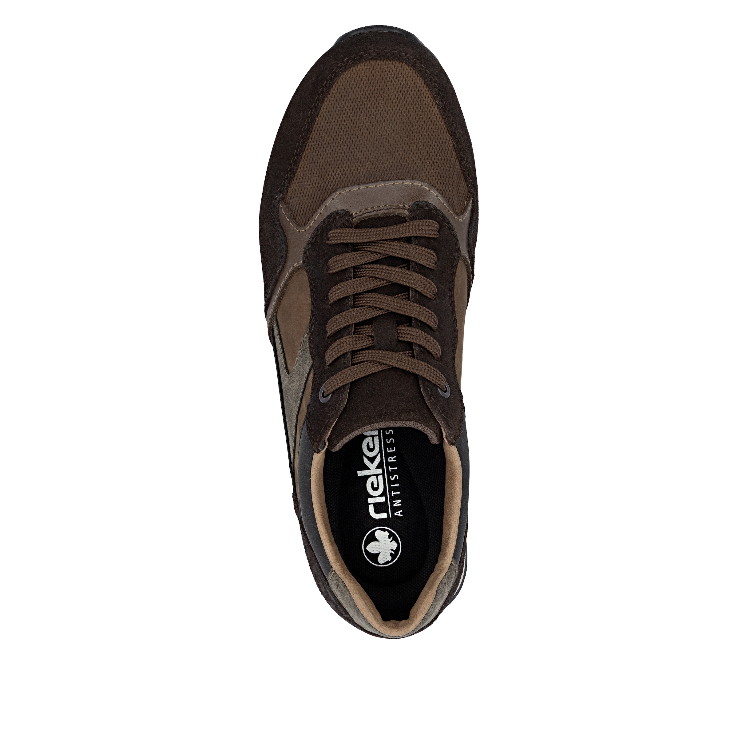 Rieker Sneaker, Halbschuh, Schnürschuh, Freizeitsneaker mit weichem Schaftrand