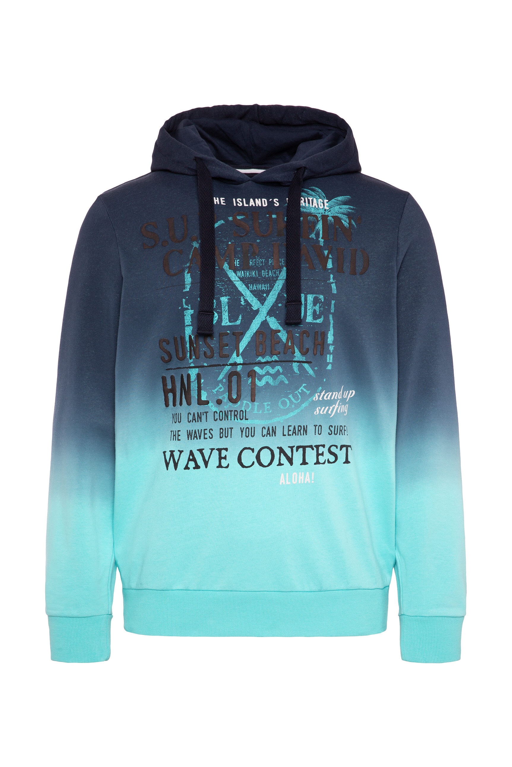 CAMP DAVID Kapuzensweatshirt, mit Farbverlauf