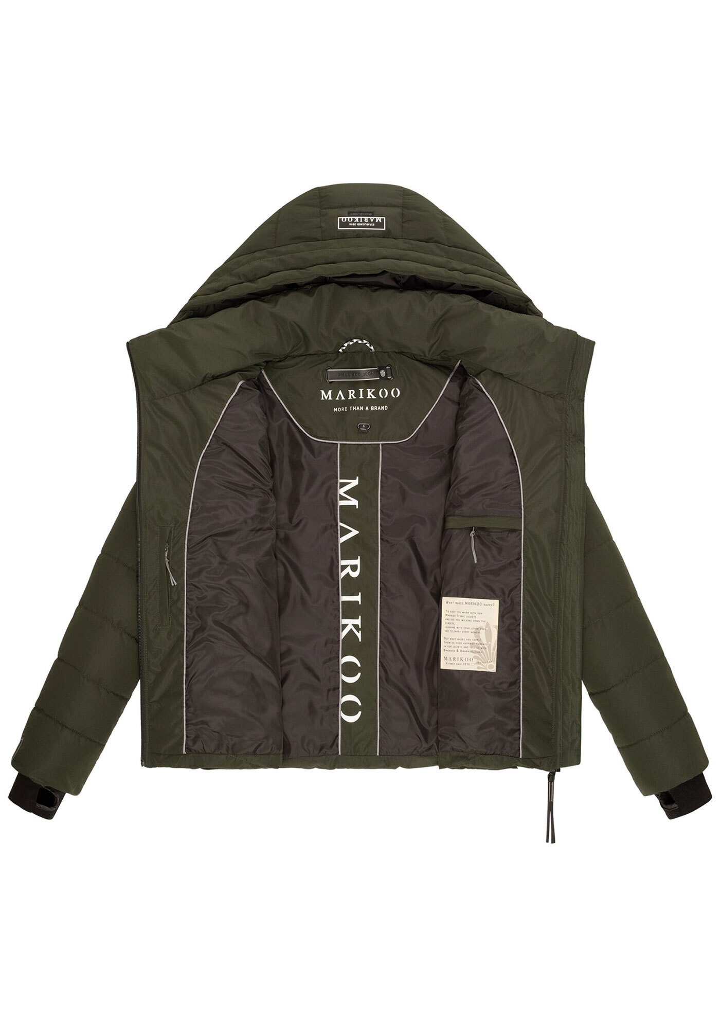 Marikoo Winterjacke »Samuiaa XVI«, mit Kapuze