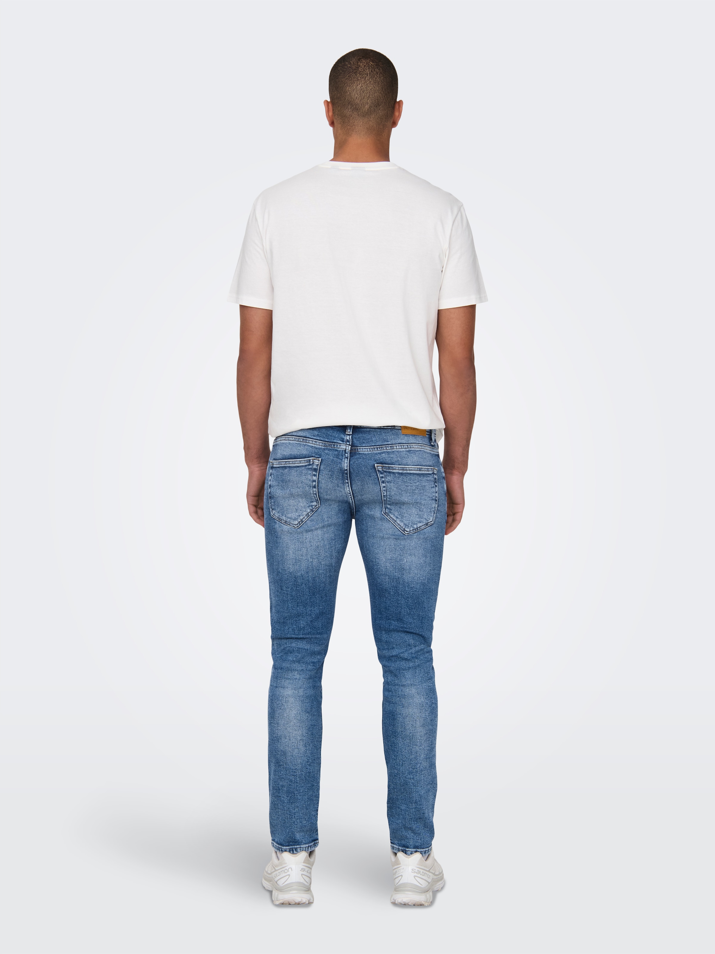 ONLY & SONS Straight-Jeans »ONSWEFT REG. JAX LMB 681« Baumwollmischung, regular fit