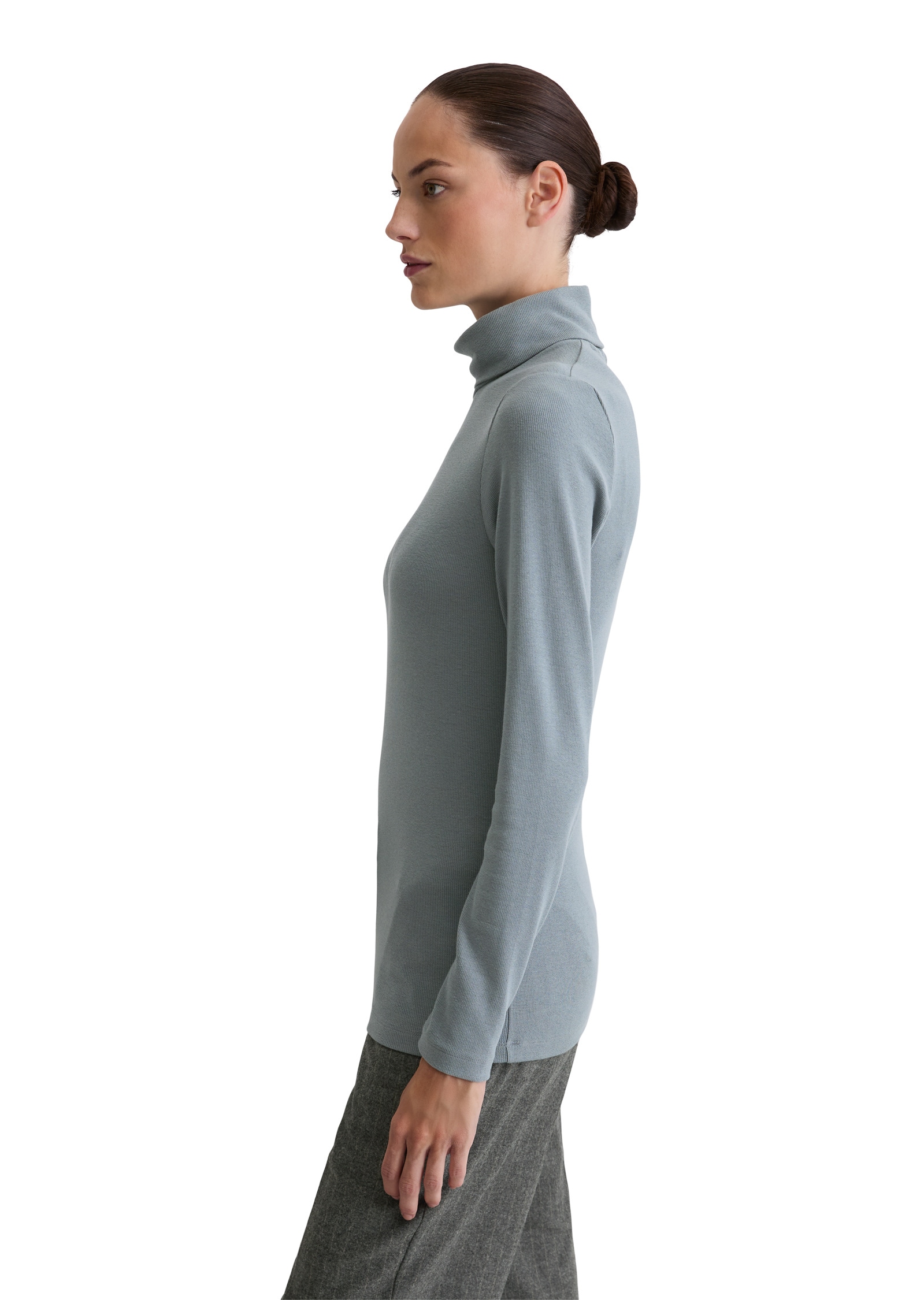 Marc O'Polo Langarmshirt »aus soft geripptem Jersey«