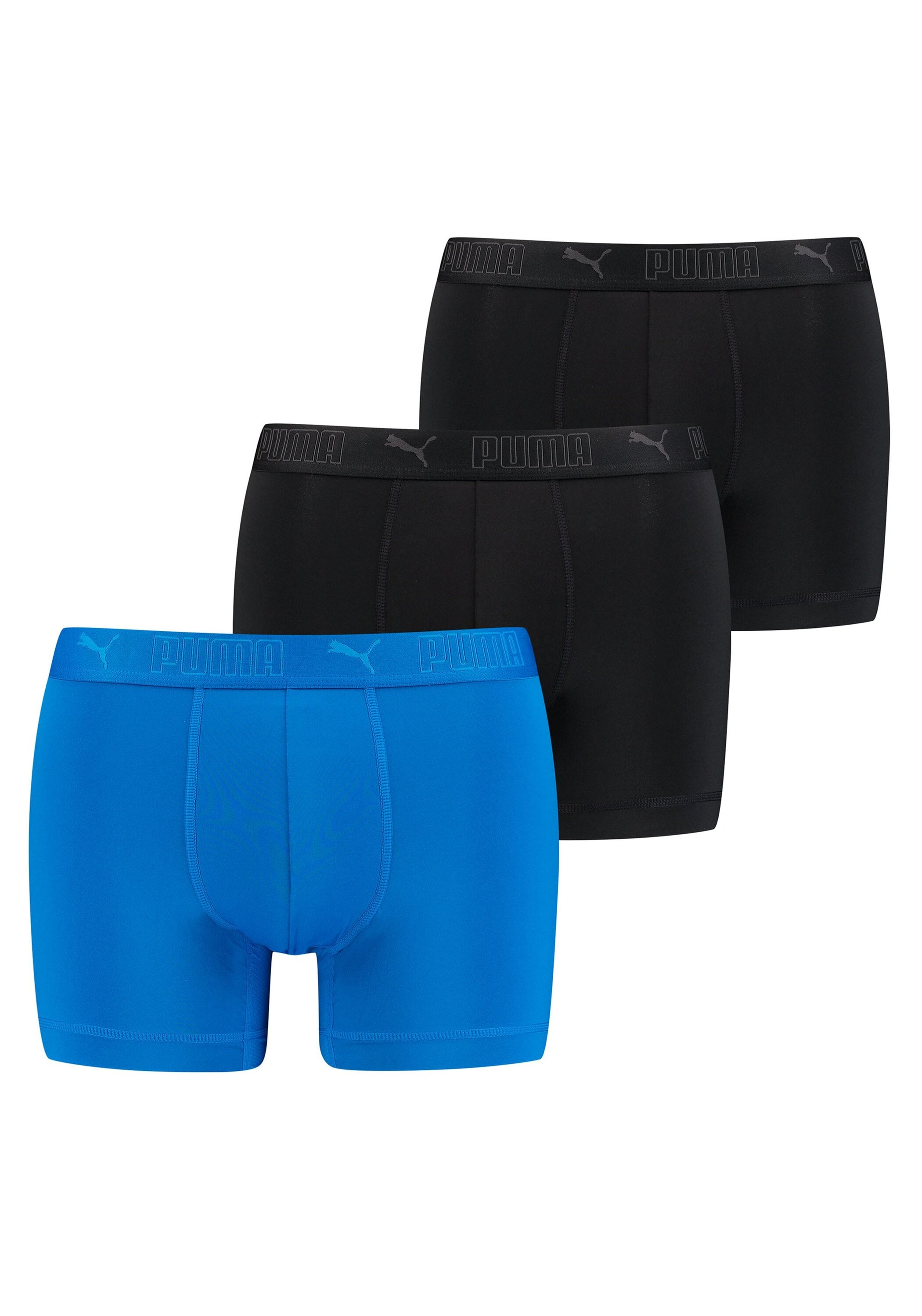 PUMA Boxershorts "Boxershort Sport Micorfiber Long Boxer 3P 4er Pack" günstig online kaufen