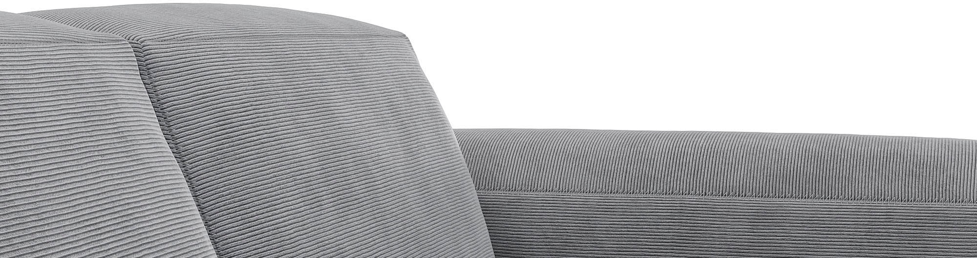 FLEXLUX Ecksofa »Lucera bequem und komfortabel durch hochwertigen Sitzaufbau, L.Form«, modern & anschmiegsam, Kaltschaum, Stahl-Wellenunterfederung