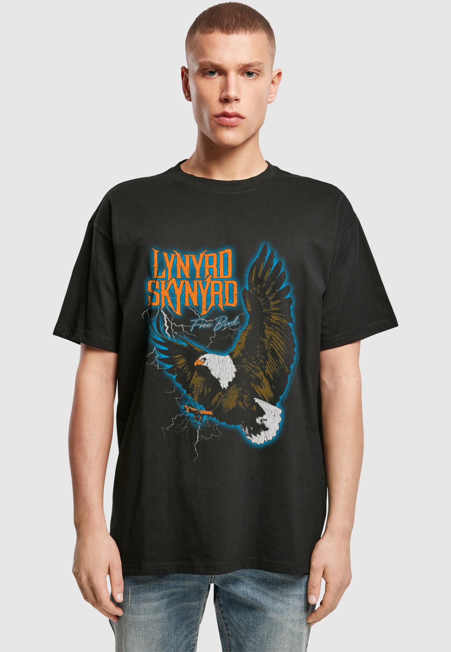Merchcode T-Shirt »Merchcode Lynyrd Skynyrd - Electric Freebird Heavy Oversize Tee«, (1 tlg.)