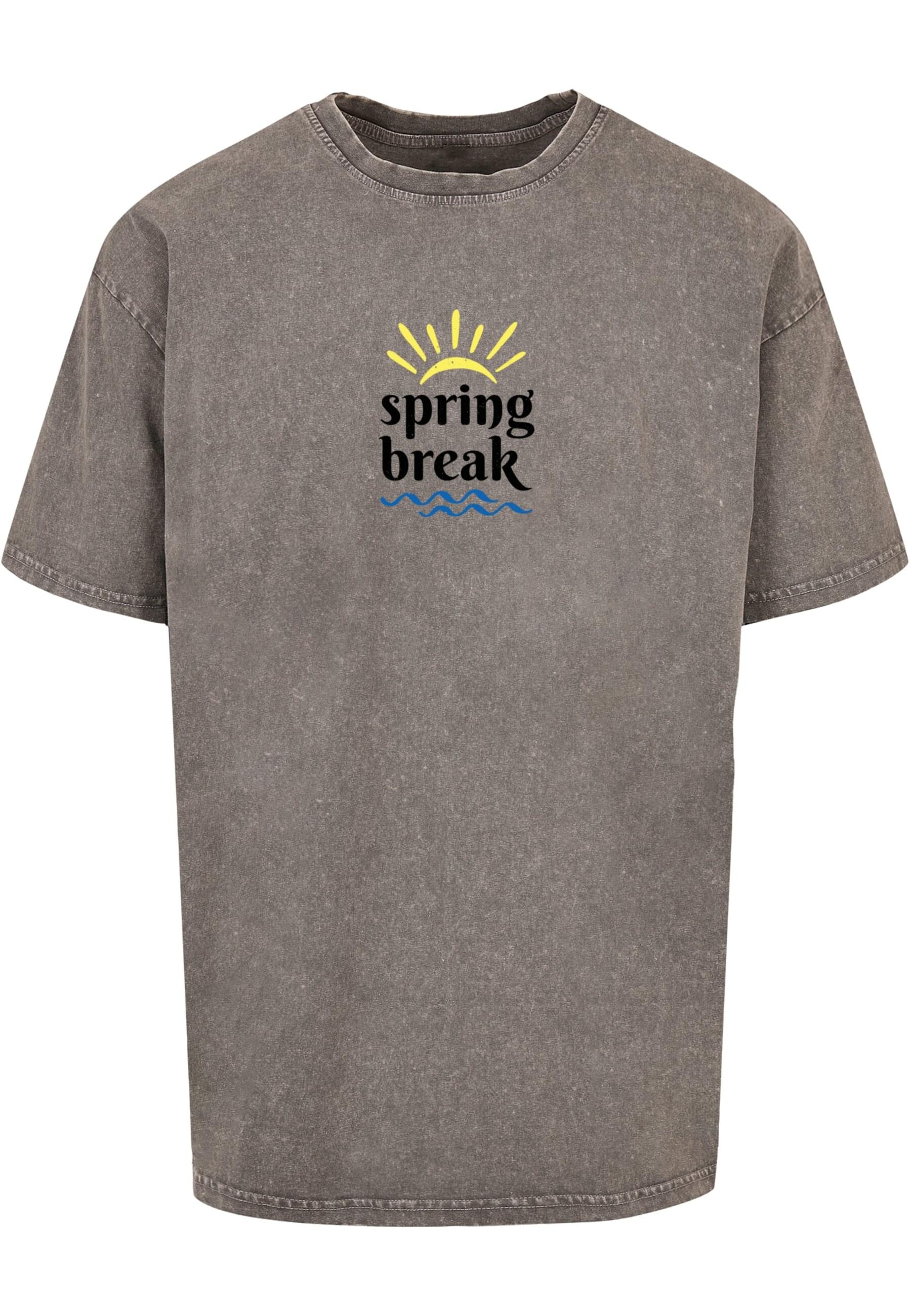 Merchcode T-Shirt "Merchcode Herren Spring break - Acid Washed Heavy Oversi günstig online kaufen