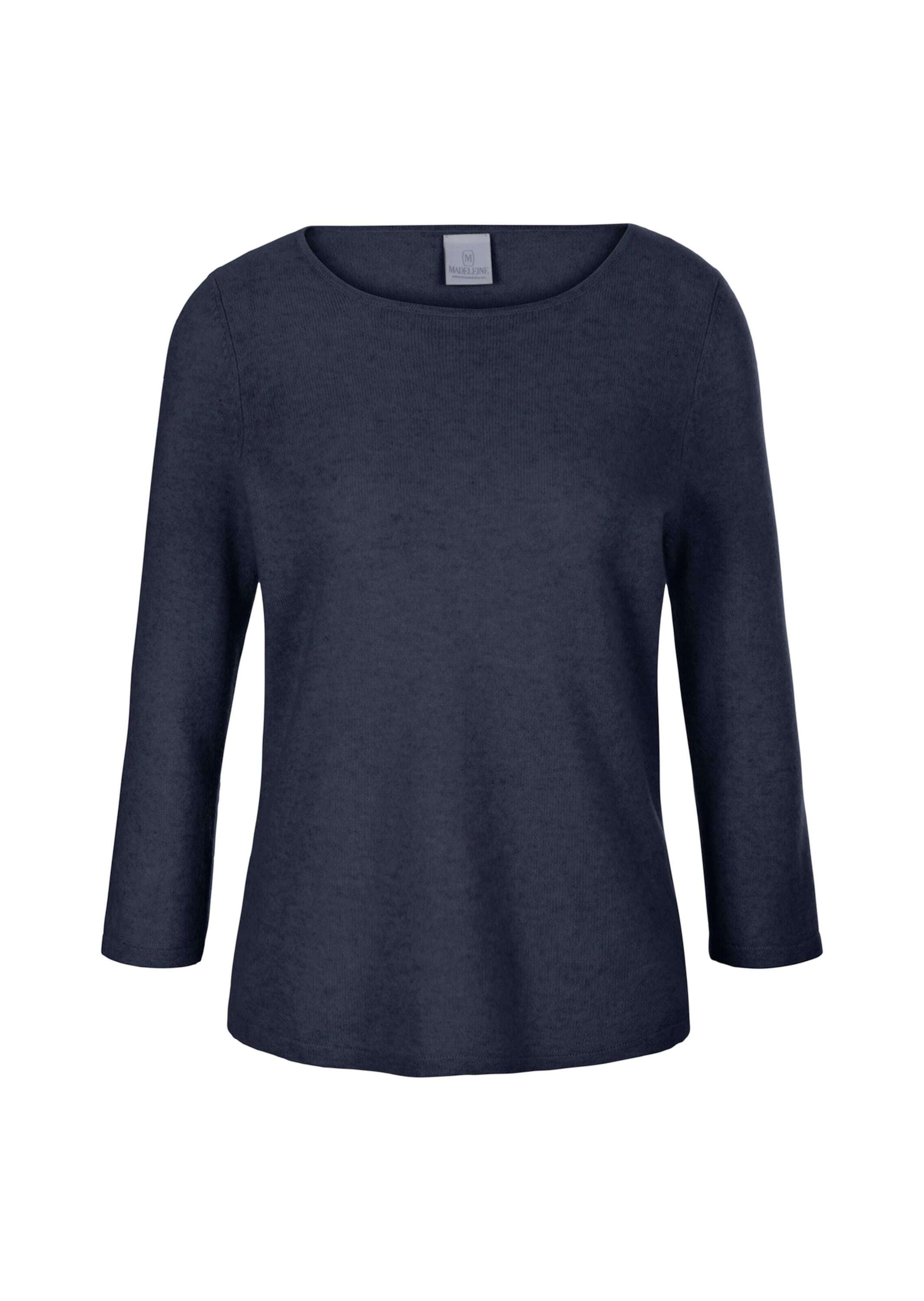 MADELEINE Longpullover "Strickpullover Kaschmirpullover mit U-Boot-Ausschni günstig online kaufen