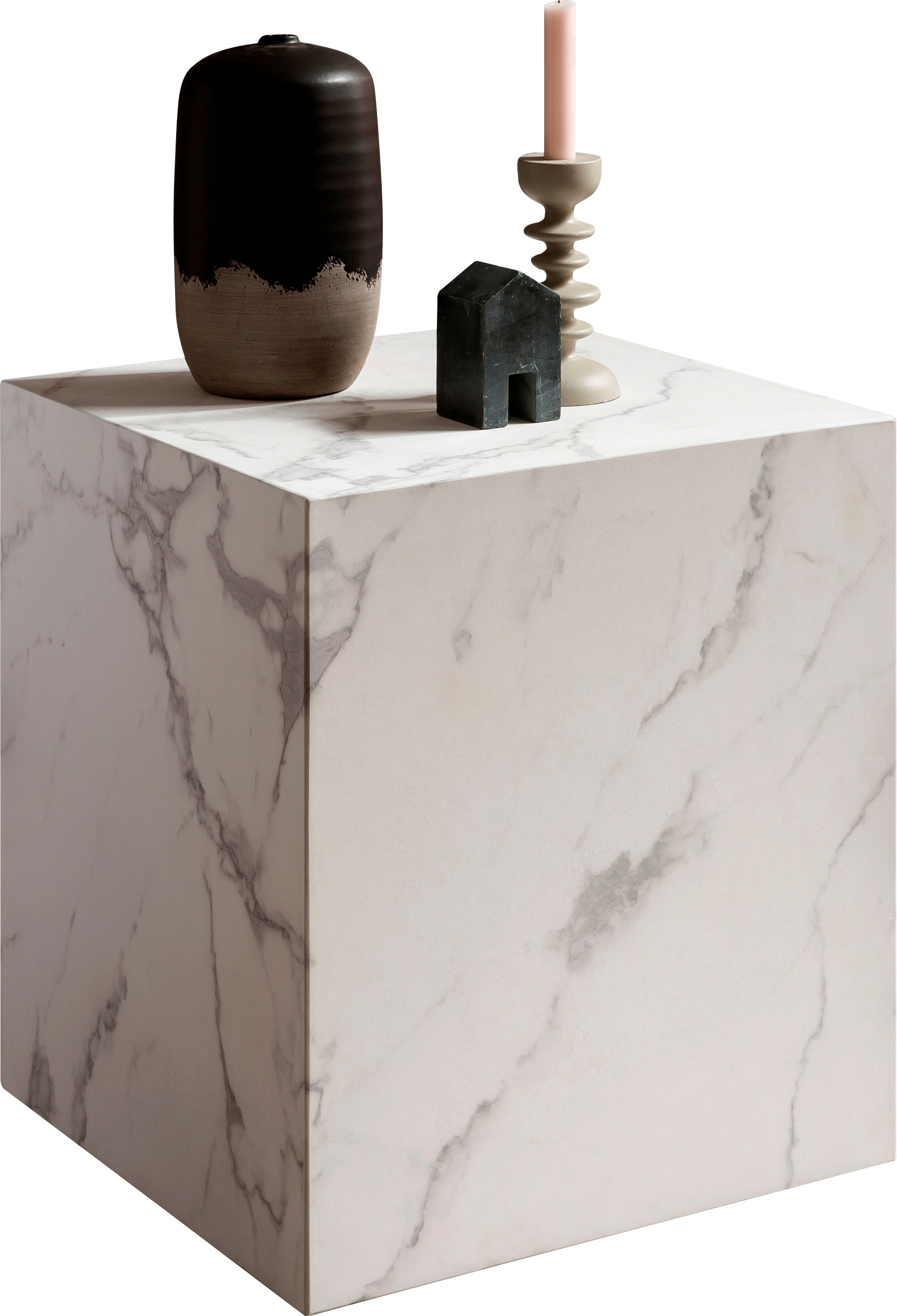 SalesFever Beistelltisch "Design-Tisch für jeden Raum" Quadratisch, 45x45 c günstig online kaufen