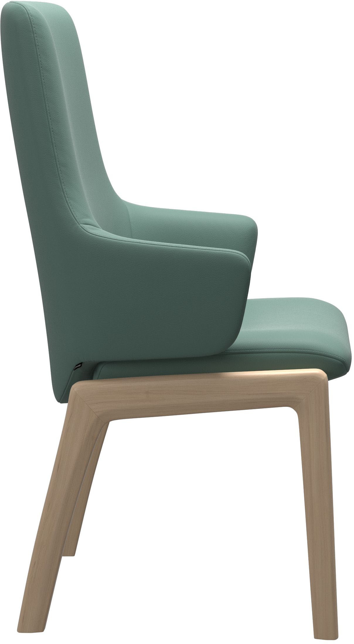 Stressless® Polsterstuhl »Laurel«, Leder PALOMA, High Back mit Armlehne, Größe L, mit abgerundeten Beinen in Eiche