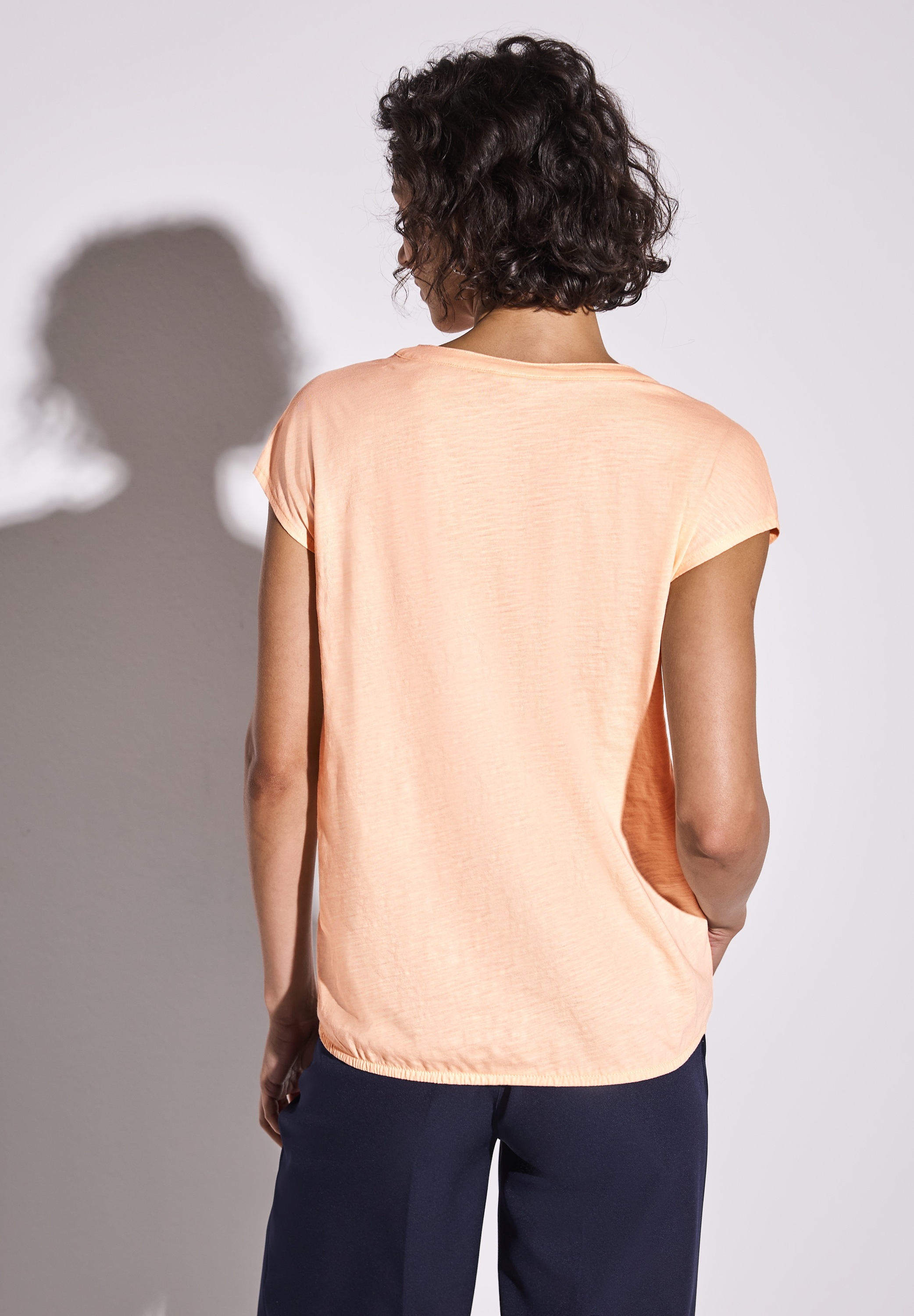 STREET ONE T-Shirt, aus reiner Baumwolle