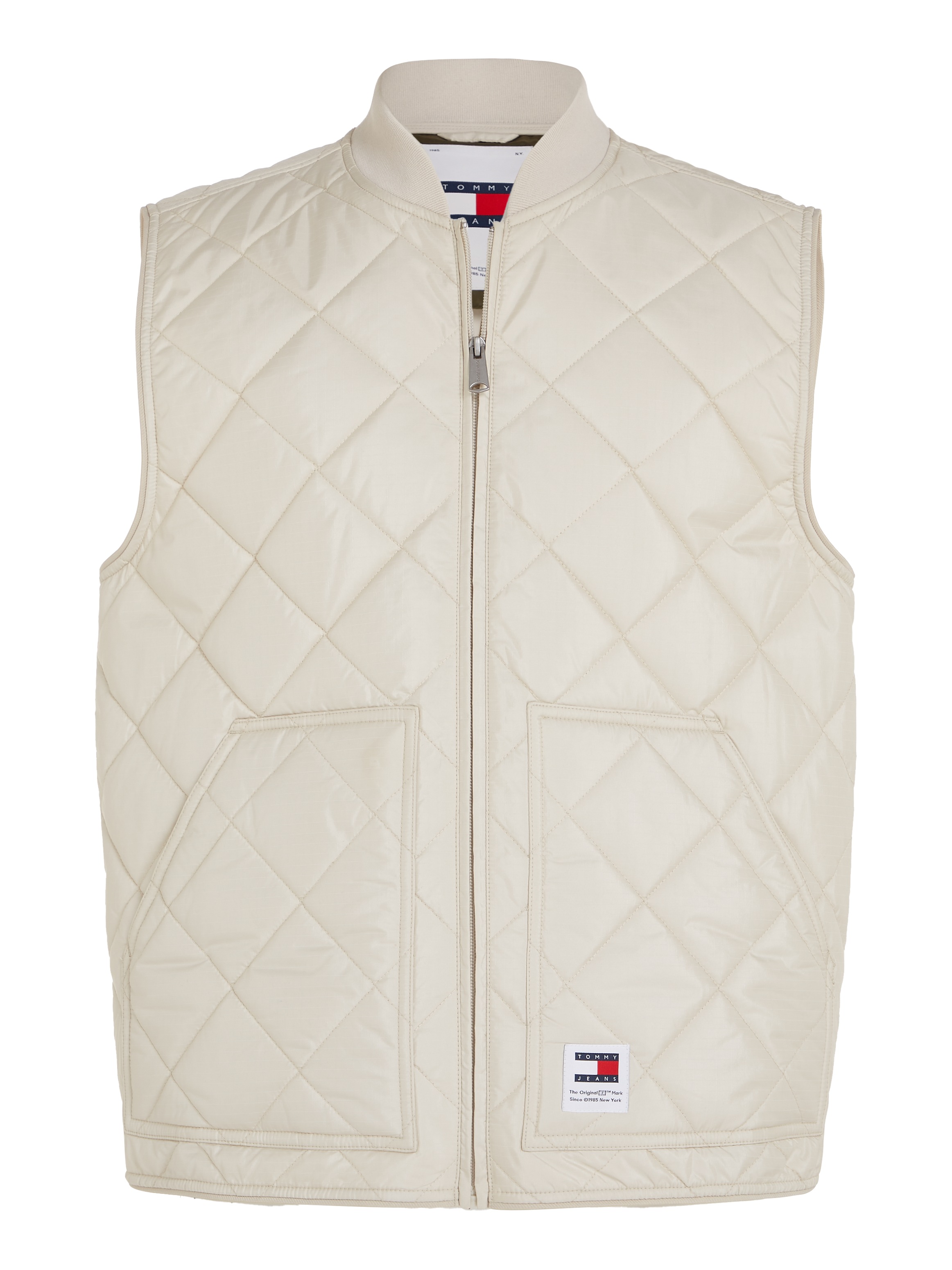 Tommy Jeans Steppweste »TJM REG ENTRY VEST« mit modischem Rautenmuster