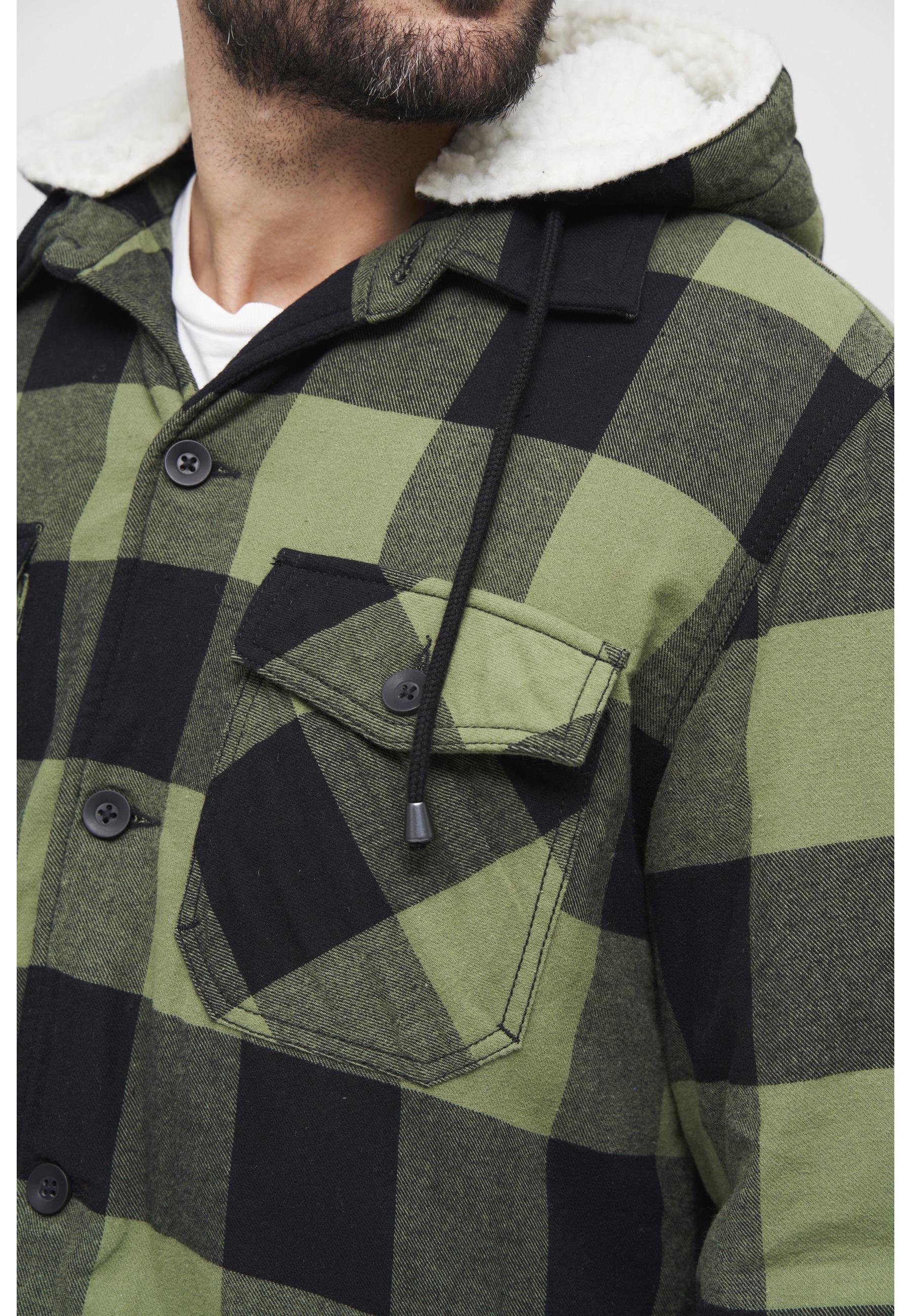 Brandit Anorak »Brandit Herren Lumberjacket Hooded« 1 Stk. tlg. mit Kapuze