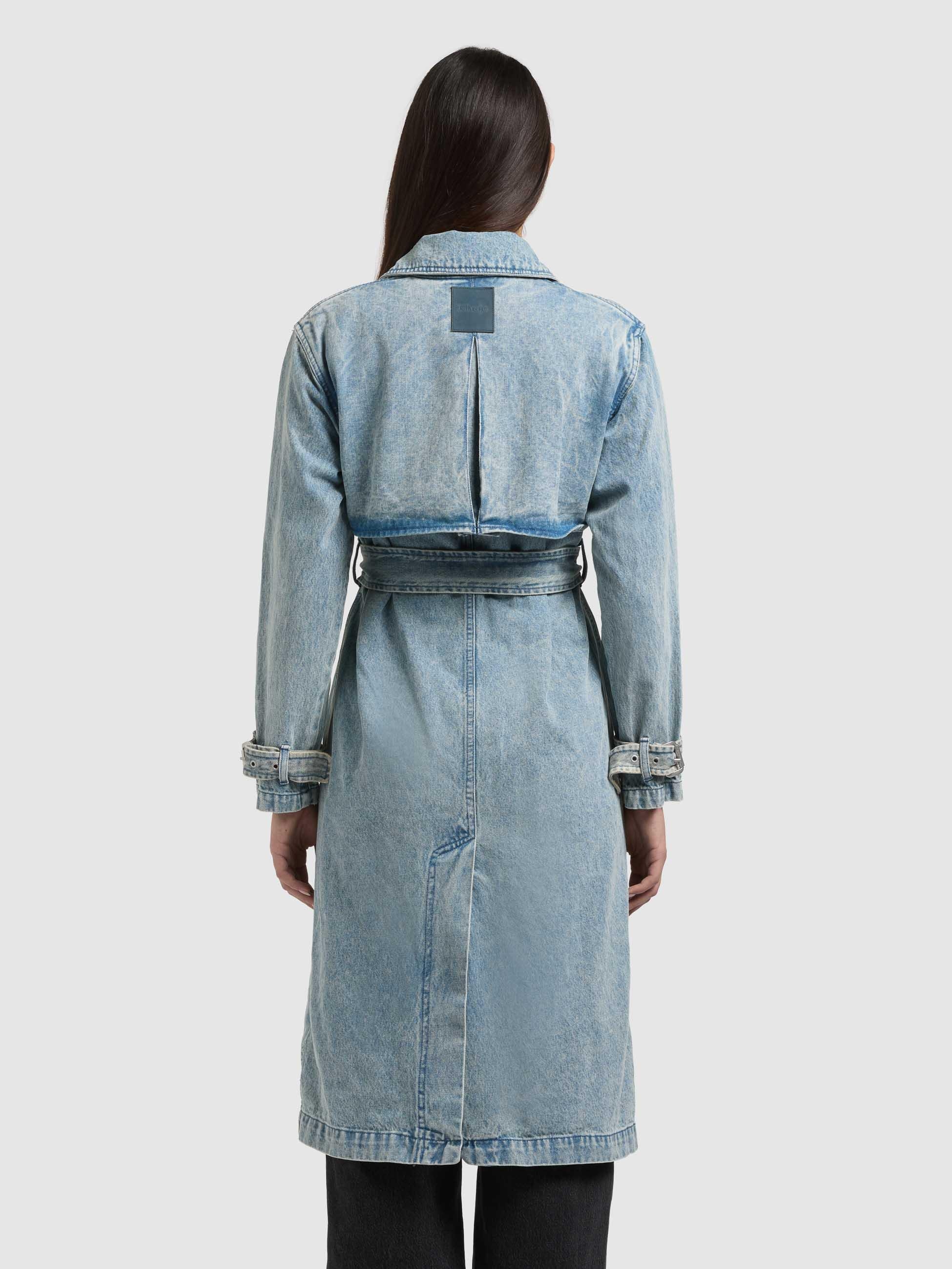 khujo Langmantel »Hera« Trenchcoat aus Jeans