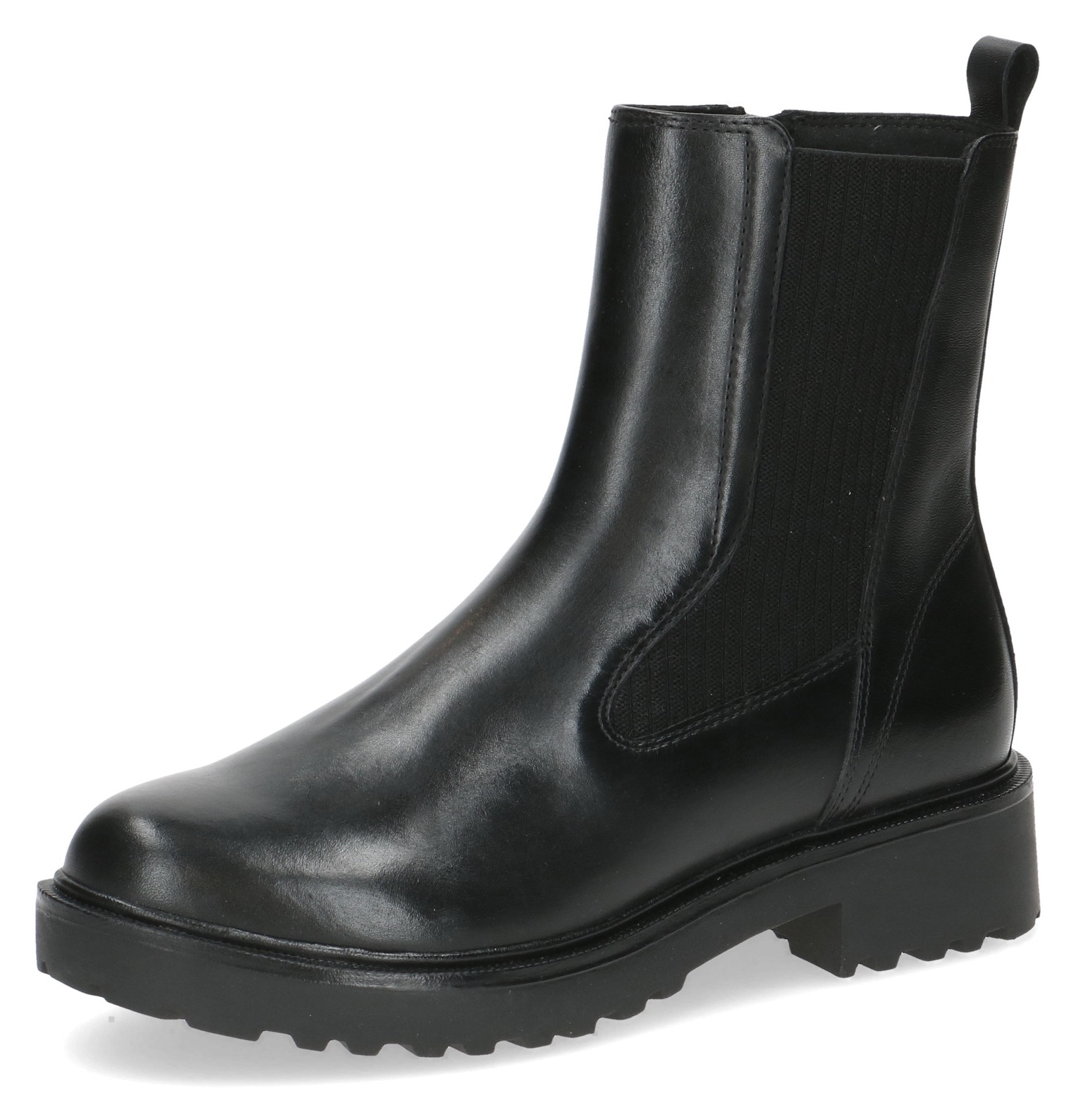 Chelseaboots, Blockabsatz, Basicschuh, Stiefelette in bequemer Weite