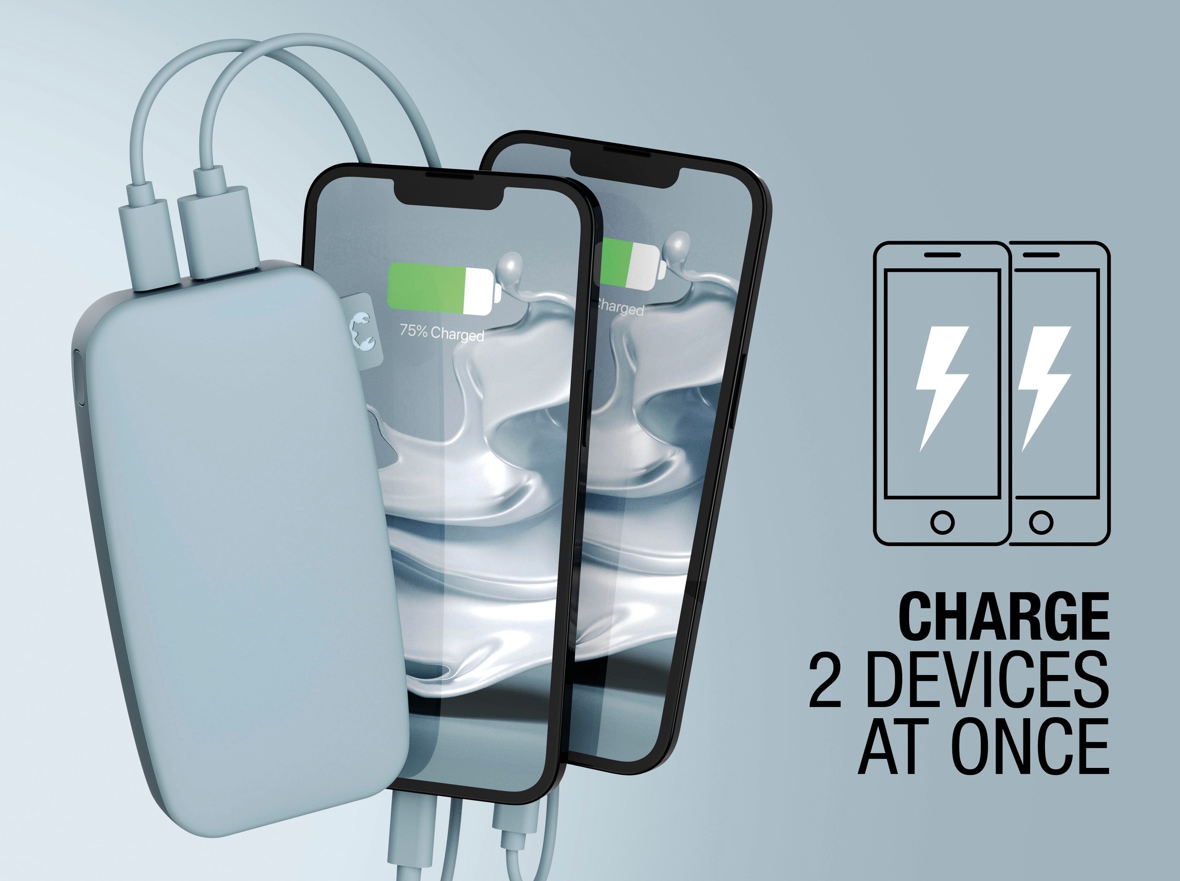 Fresh´n Rebel Powerbank »Power Pack 12000mAh mit USB-C, Ultra Fast Charge & 20W PD«